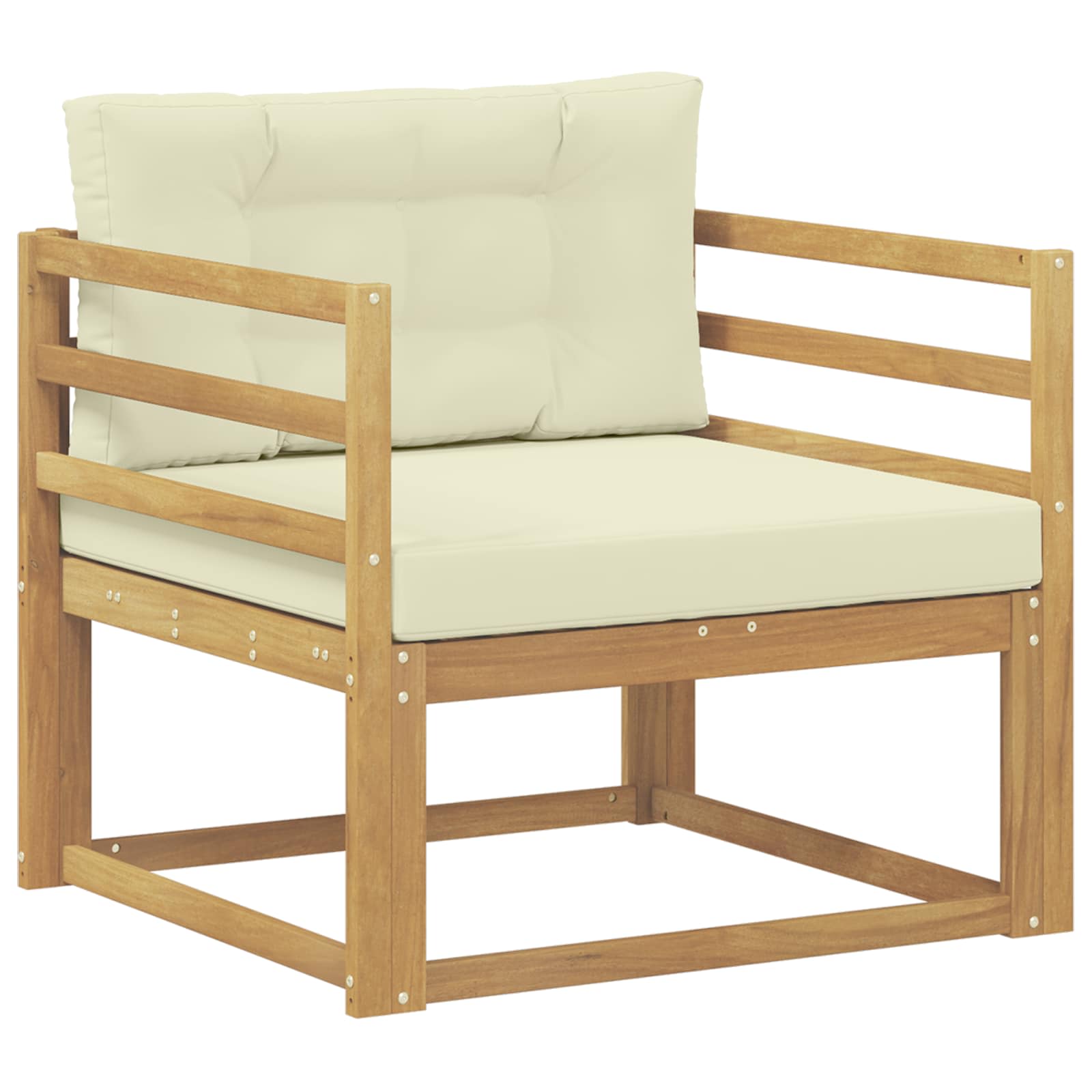 Sofa de milieu extérieur Polyester Blanc - XIOS