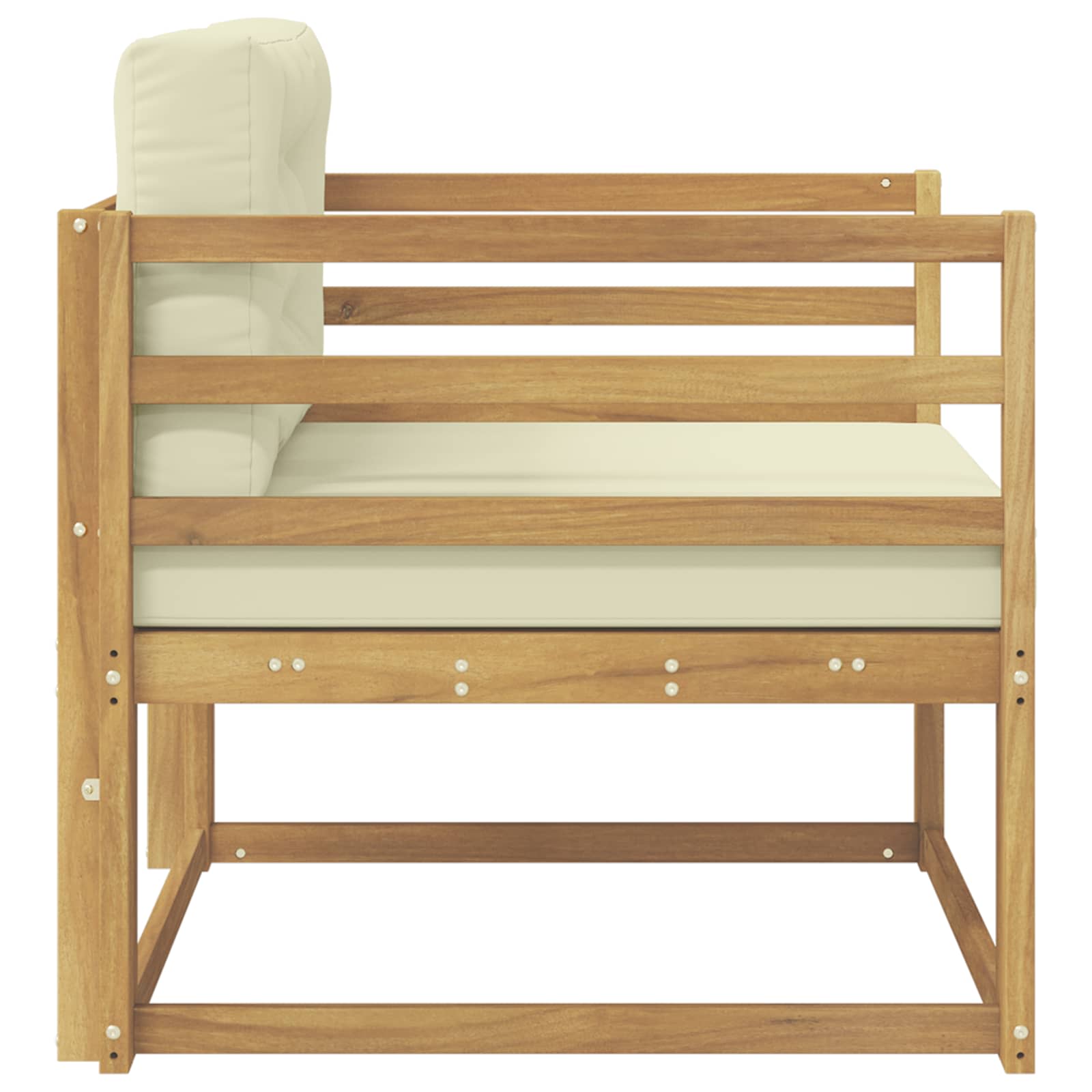 Sofa de milieu extérieur Polyester Blanc - XIOS