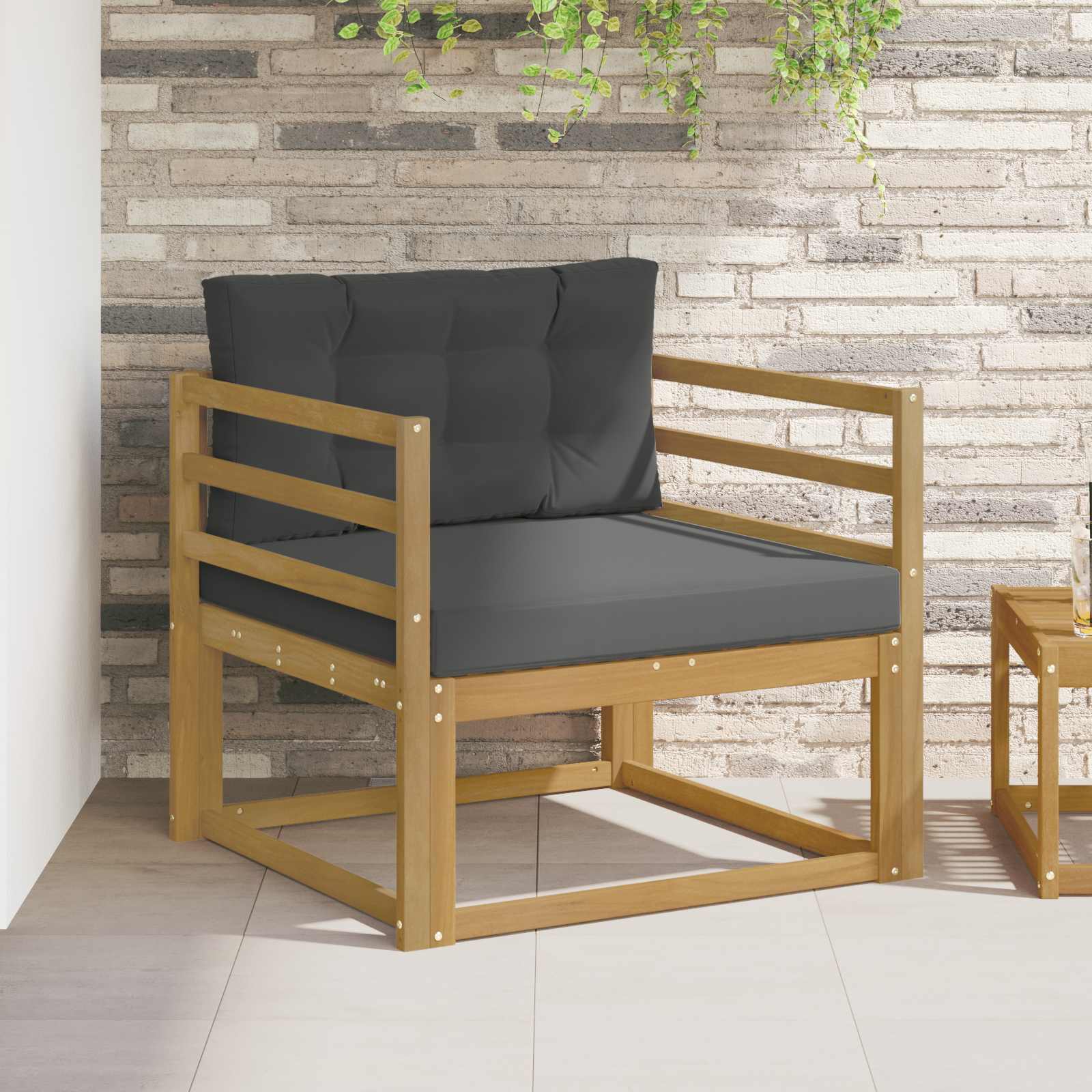 Sofa de milieu extérieur Polyester Blanc - XIOS