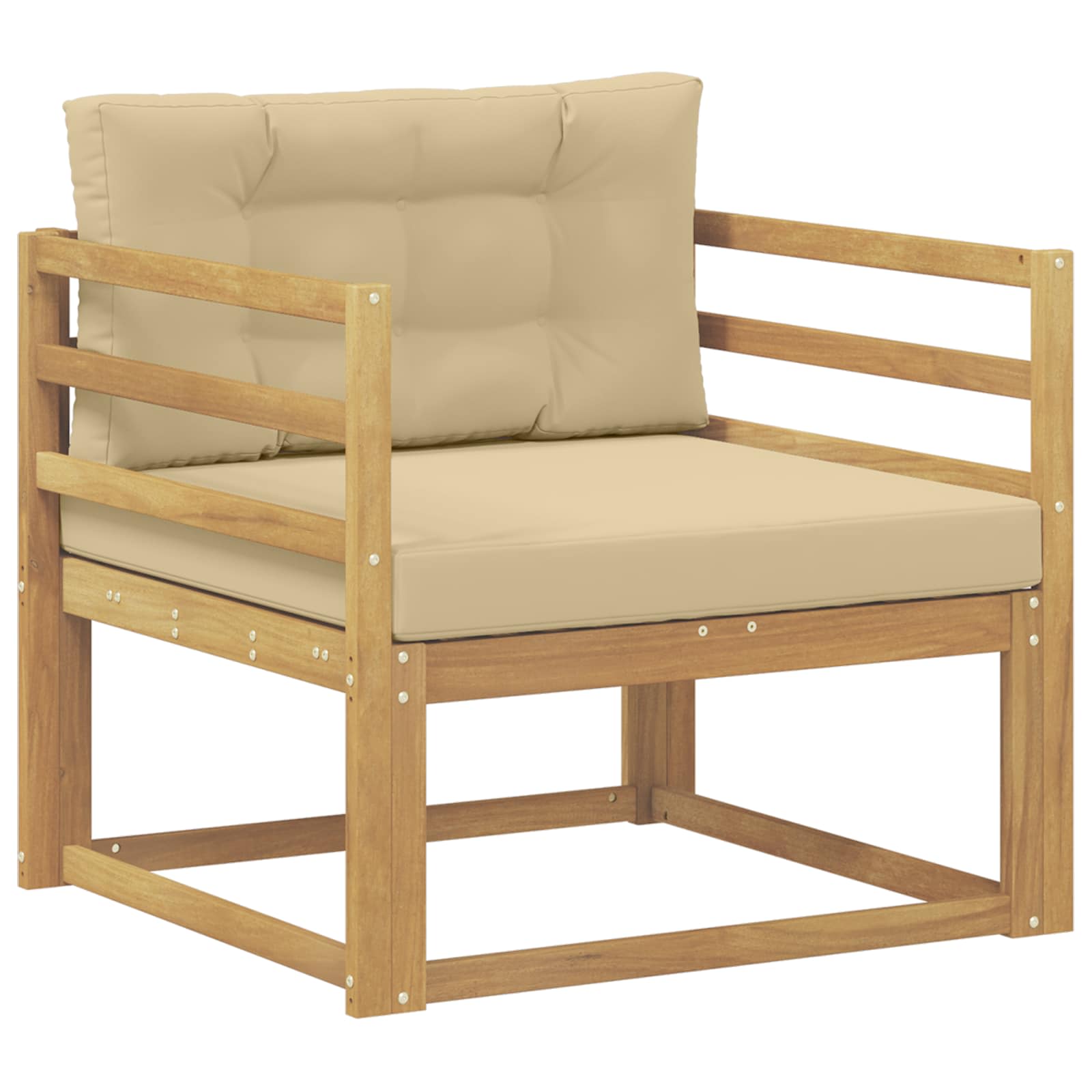 Sofa de milieu extérieur Polyester Blanc - XIOS