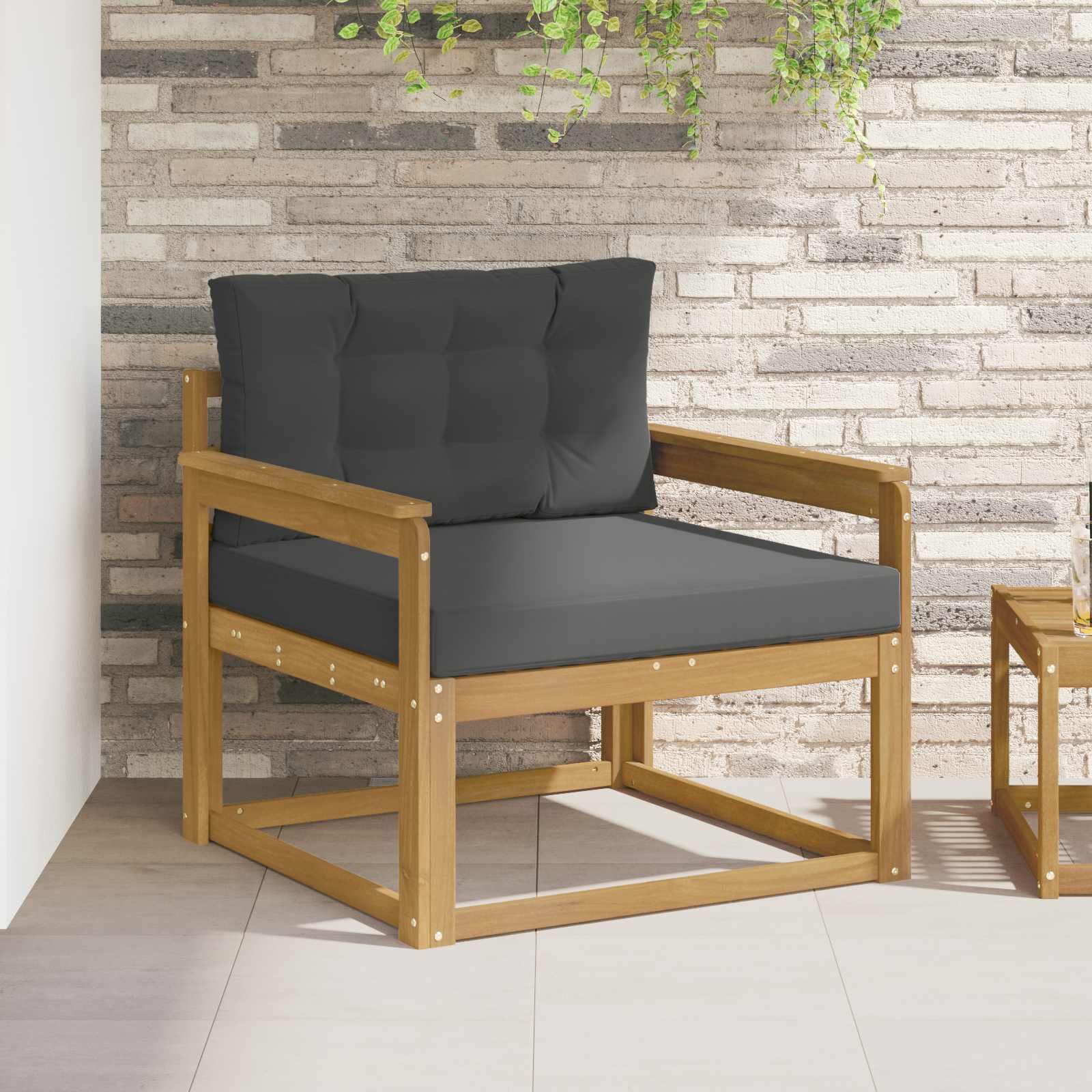 Sofa de milieu extérieur Polyester Blanc - XIOS