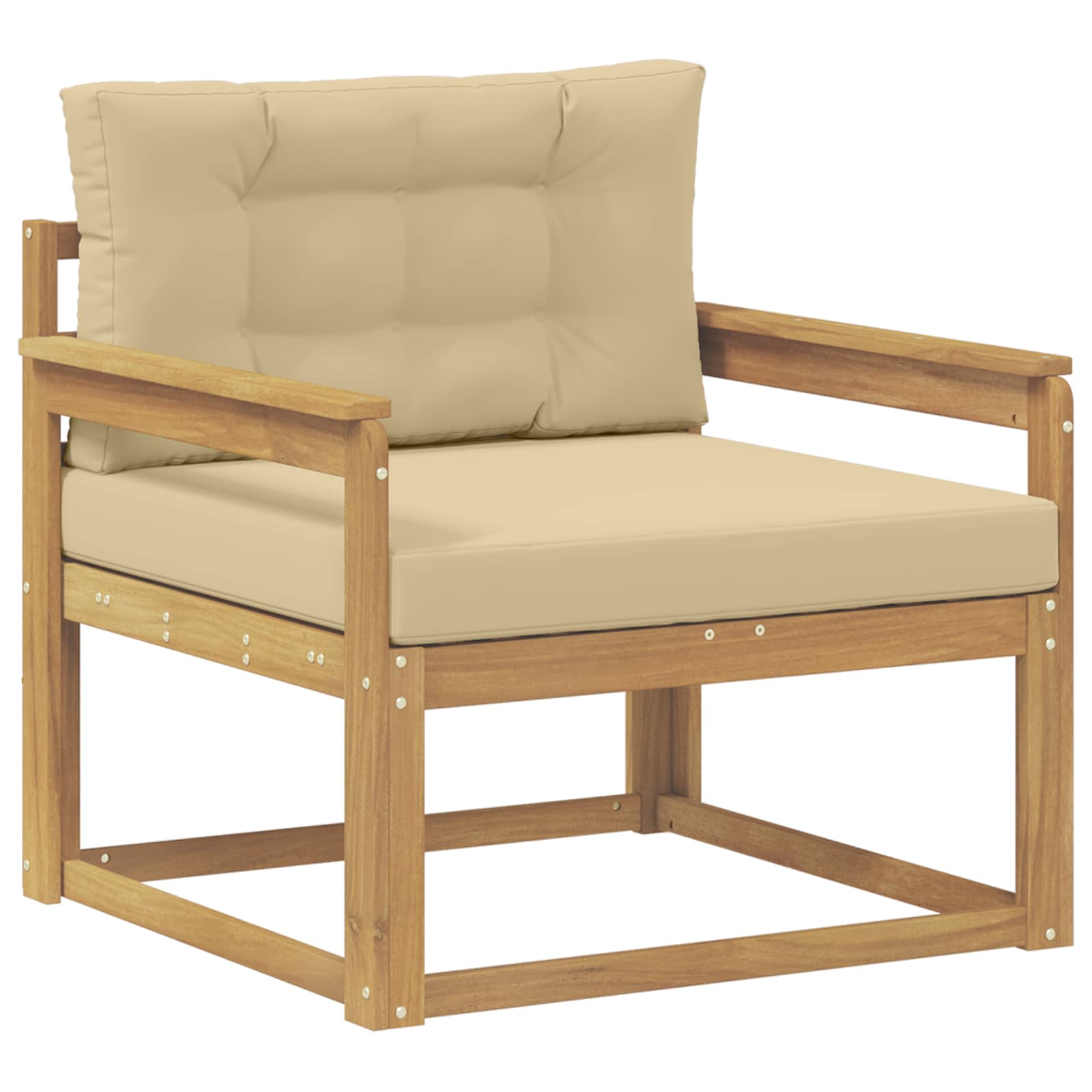 Sofa de milieu extérieur Polyester Blanc - XIOS