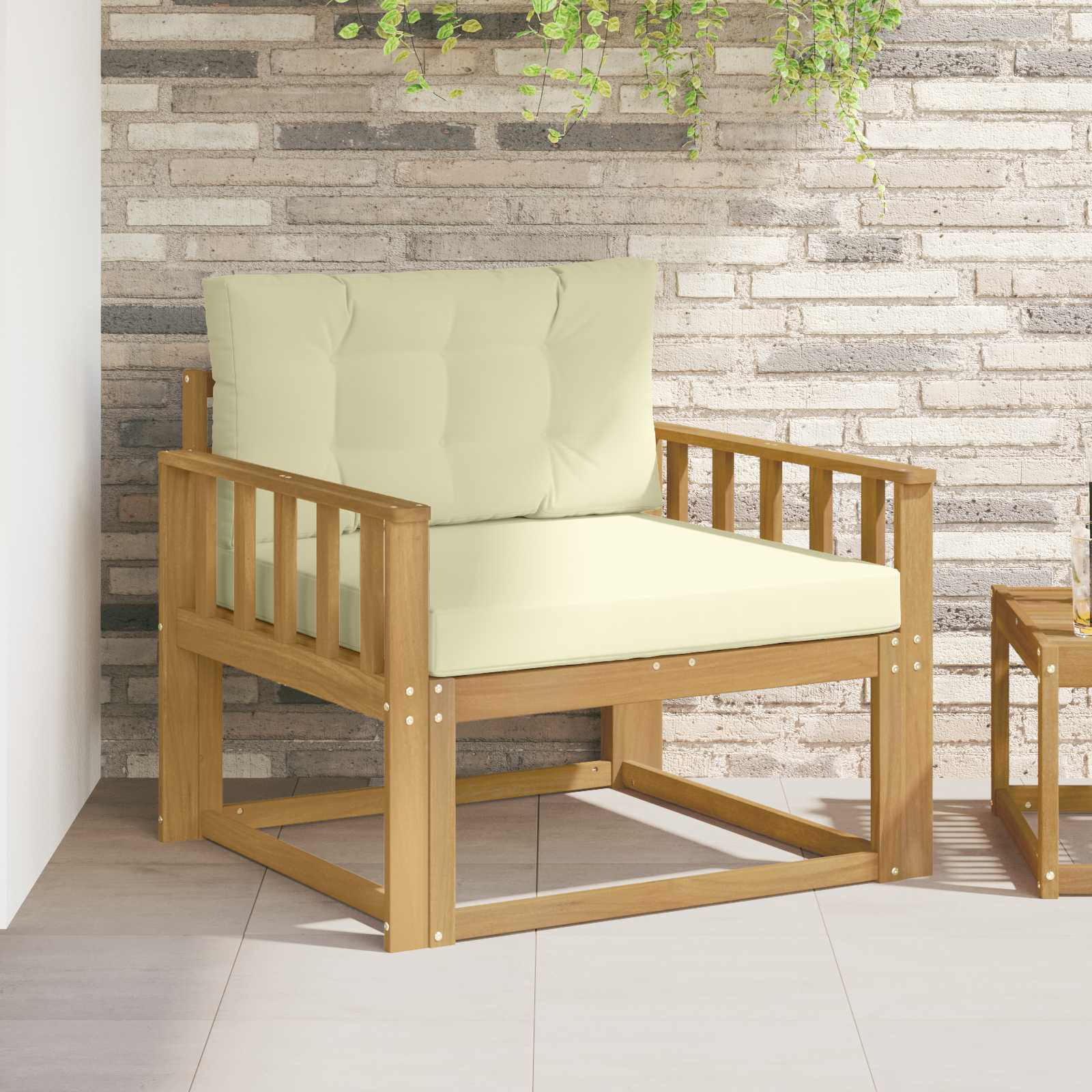 Sofa de milieu extérieur Polyester Blanc - XIOS