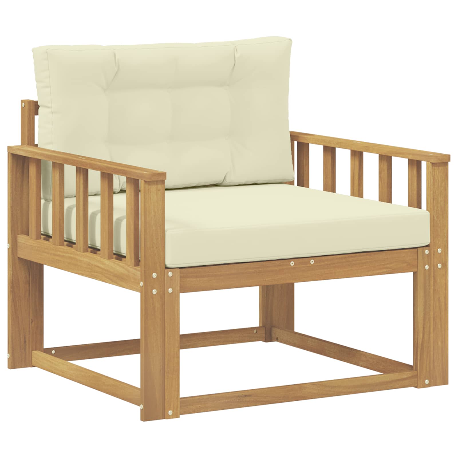 Sofa de milieu extérieur Polyester Blanc - XIOS