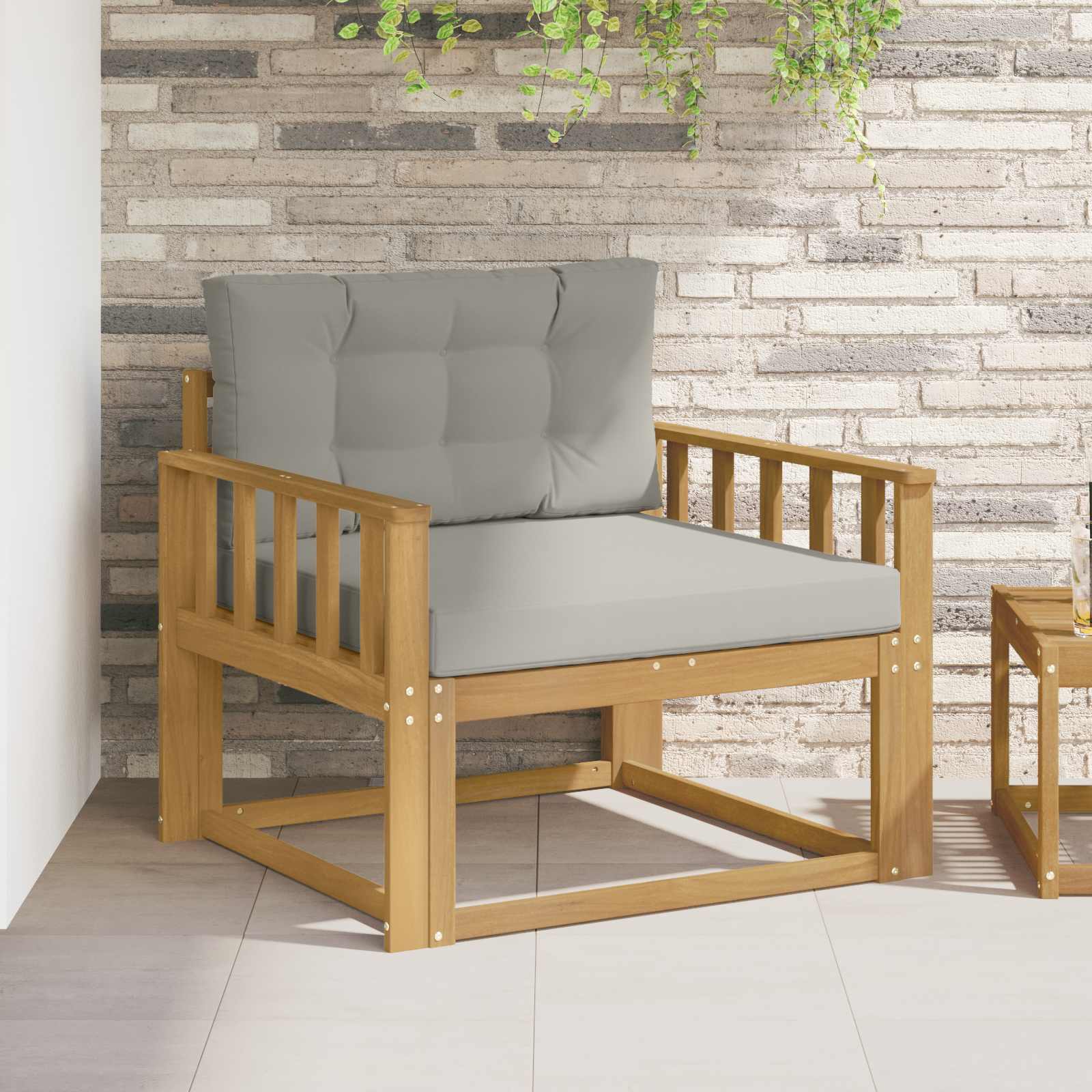 Sofa de milieu extérieur Polyester Blanc - XIOS