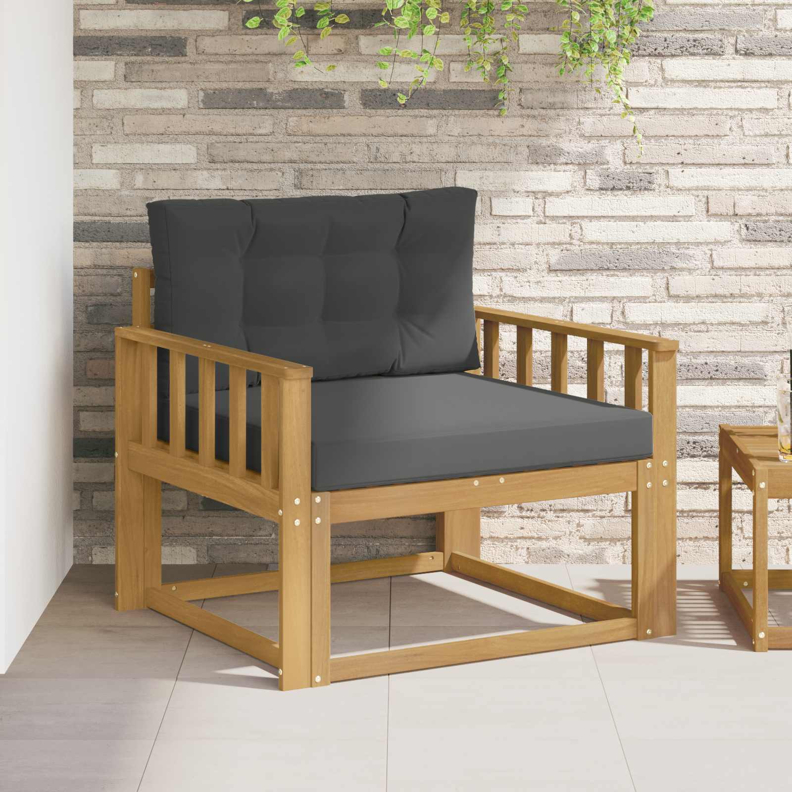 Sofa de milieu extérieur Polyester Blanc - XIOS