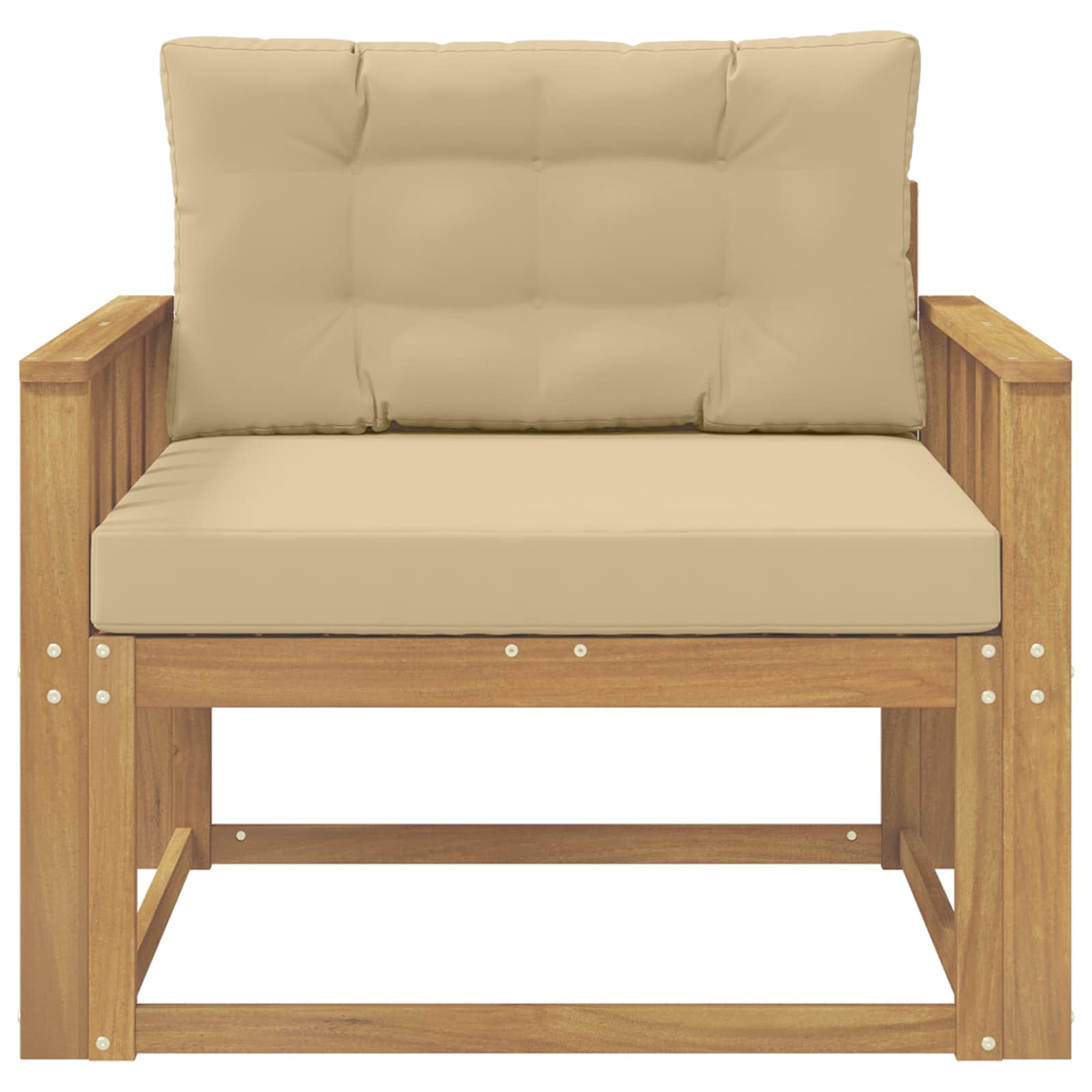Sofa de milieu extérieur Polyester Blanc - XIOS