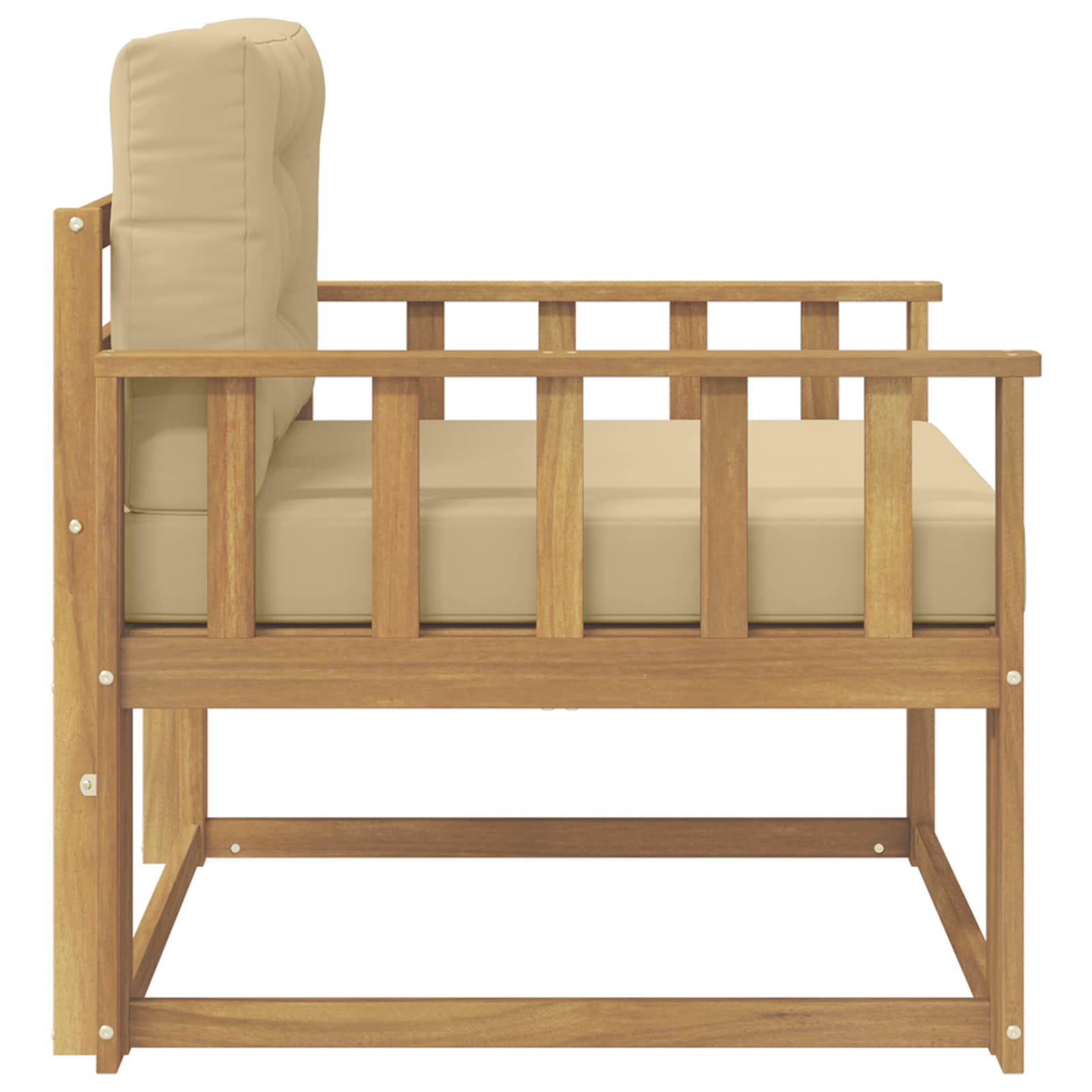Sofa de milieu extérieur Polyester Blanc - XIOS