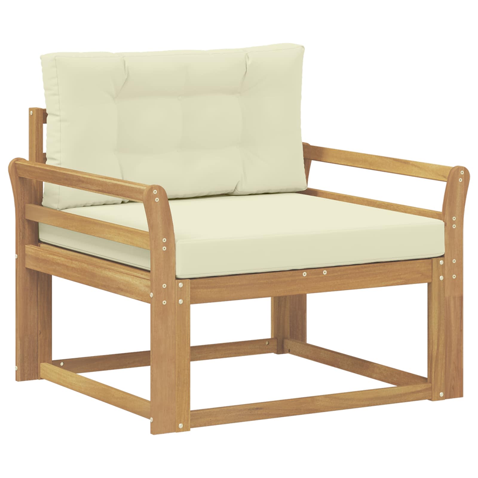Sofa de milieu extérieur Polyester Blanc - XIOS