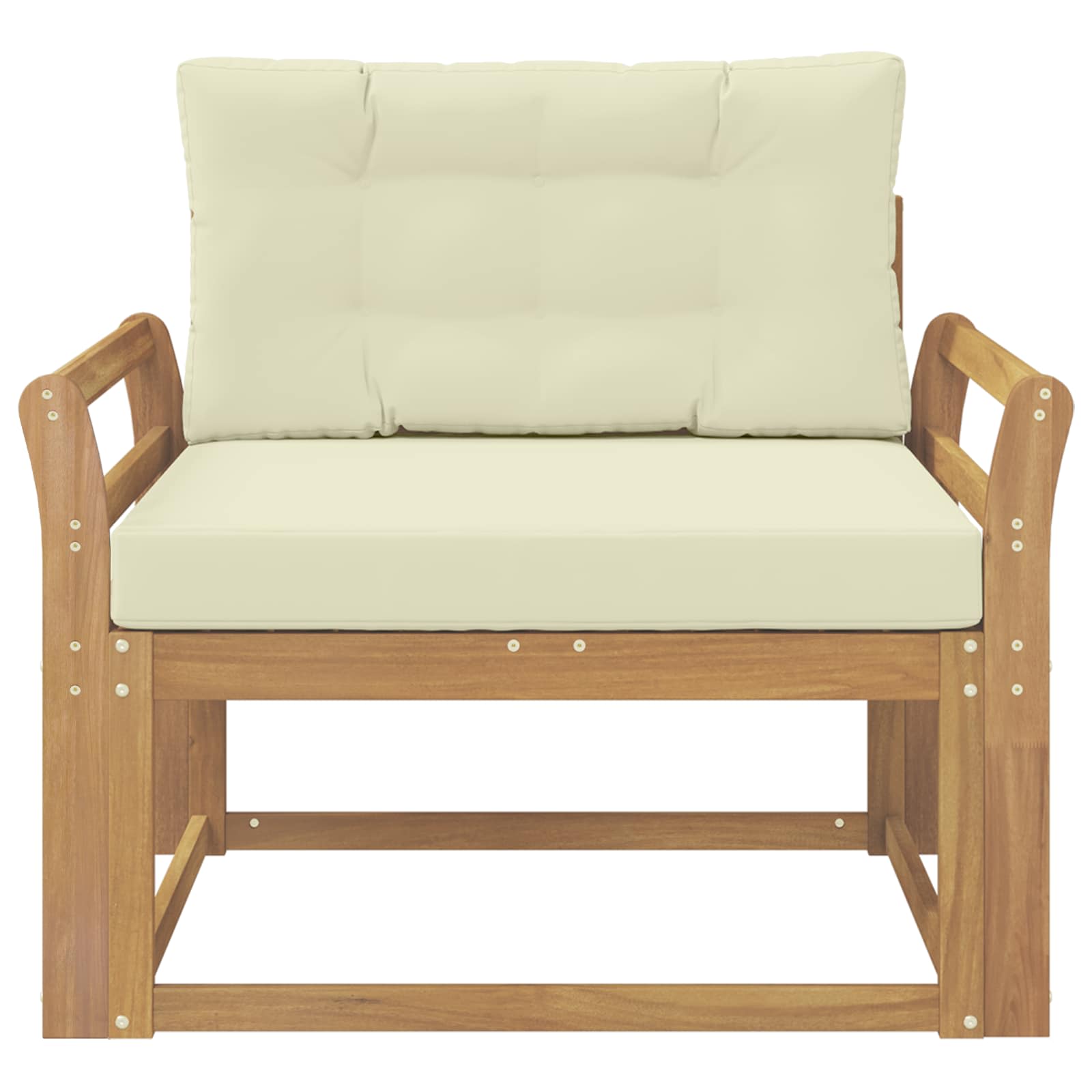 Sofa de milieu extérieur Polyester Blanc - XIOS