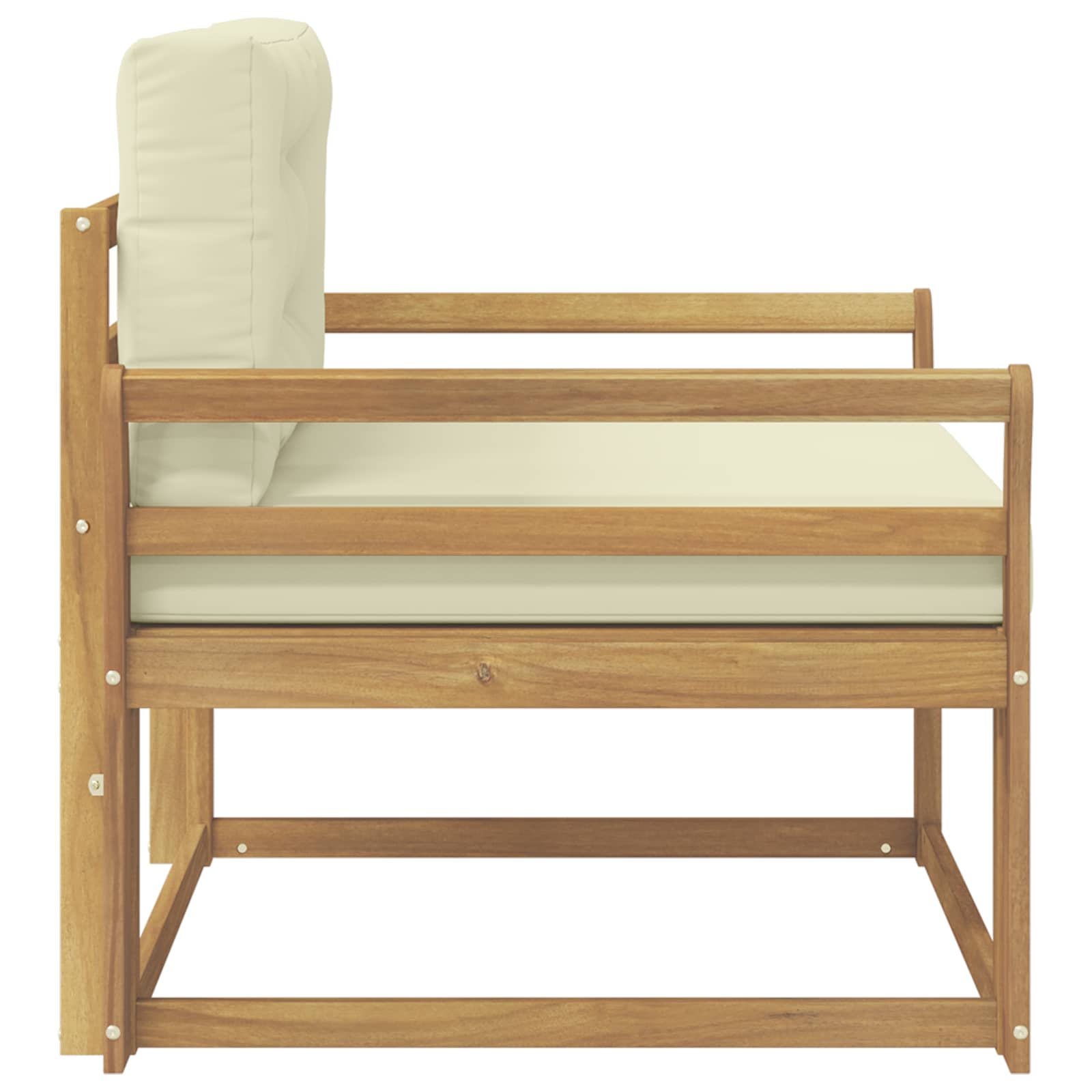 Sofa de milieu extérieur Polyester Blanc - XIOS
