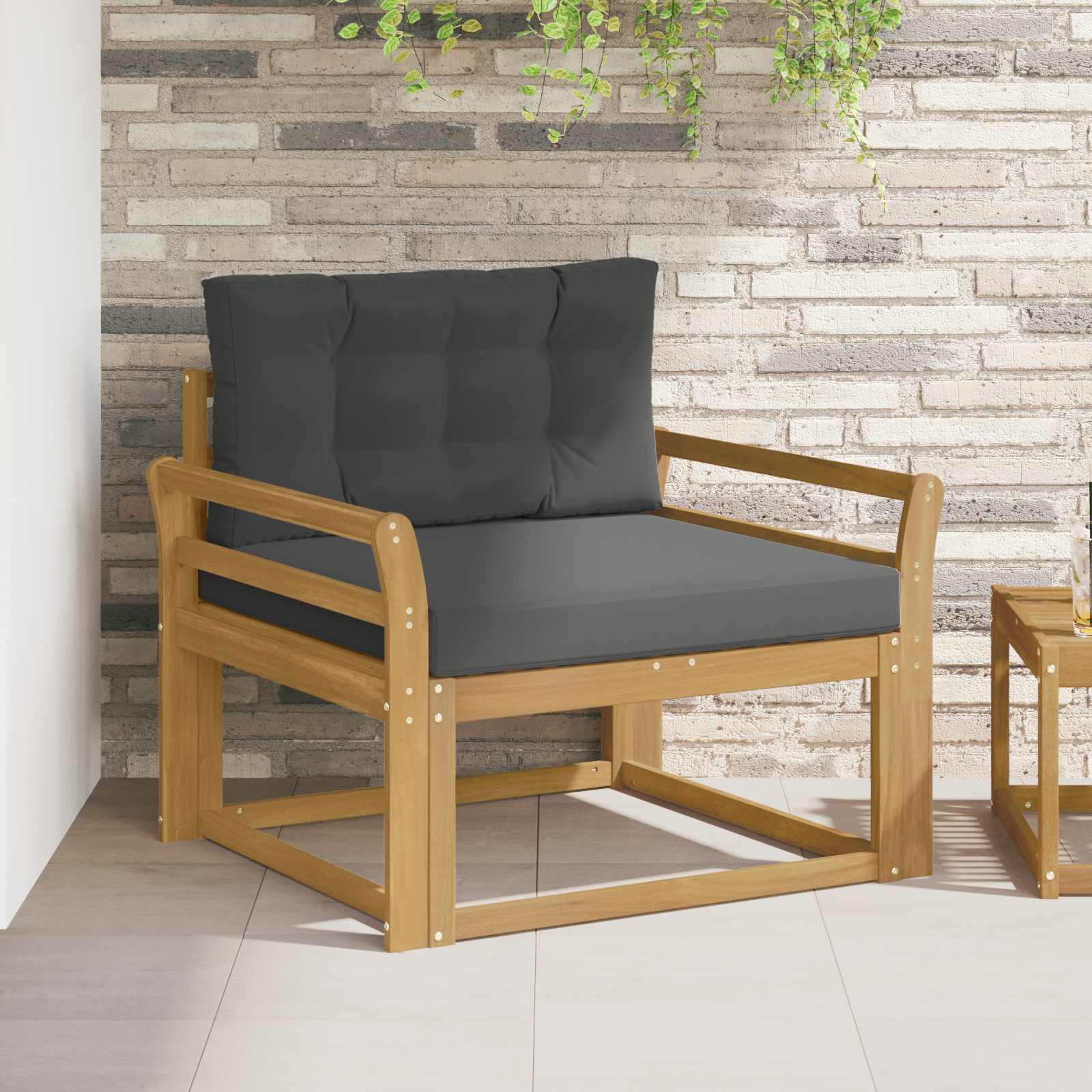 Sofa de milieu extérieur Polyester Blanc - XIOS
