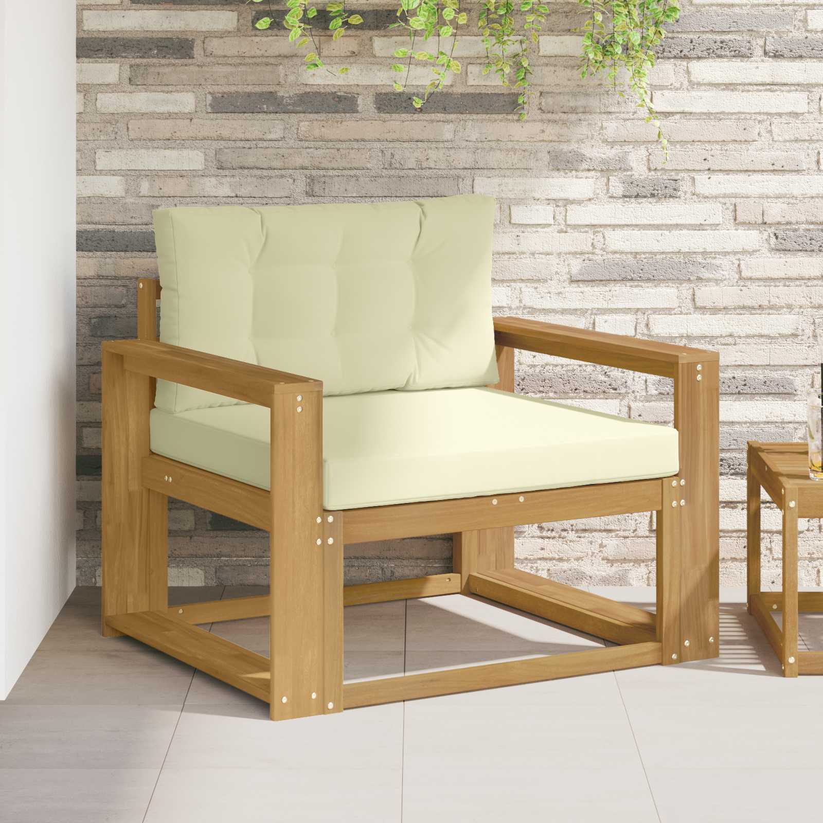 Sofa de milieu extérieur Polyester Blanc - XIOS