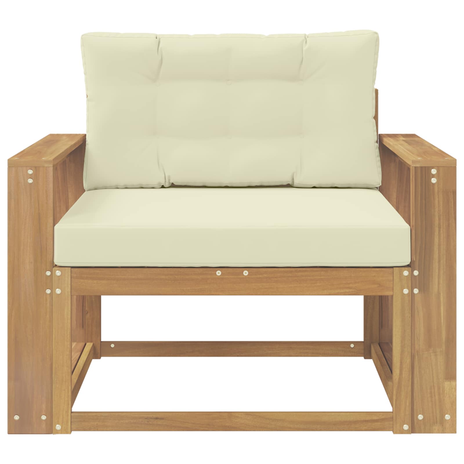 Sofa de milieu extérieur Polyester Blanc - XIOS