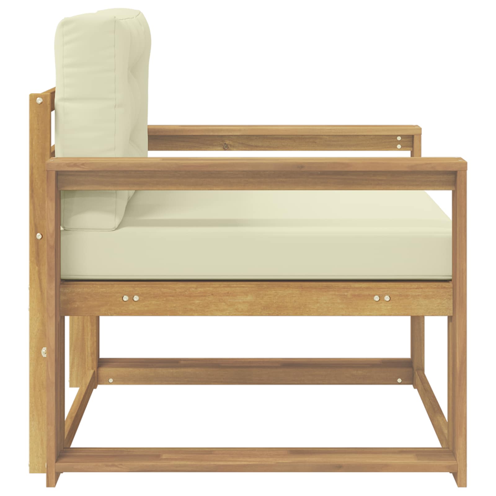 Sofa de milieu extérieur Polyester Blanc - XIOS