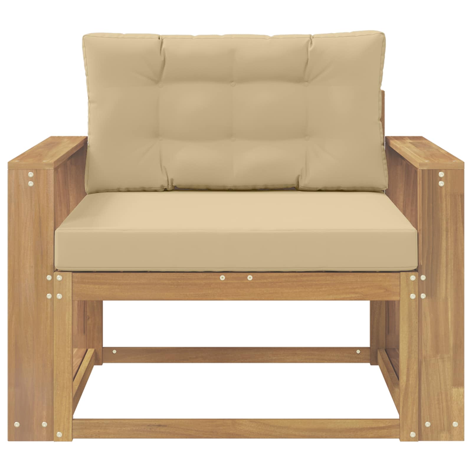 Sofa de milieu extérieur Polyester Blanc - XIOS
