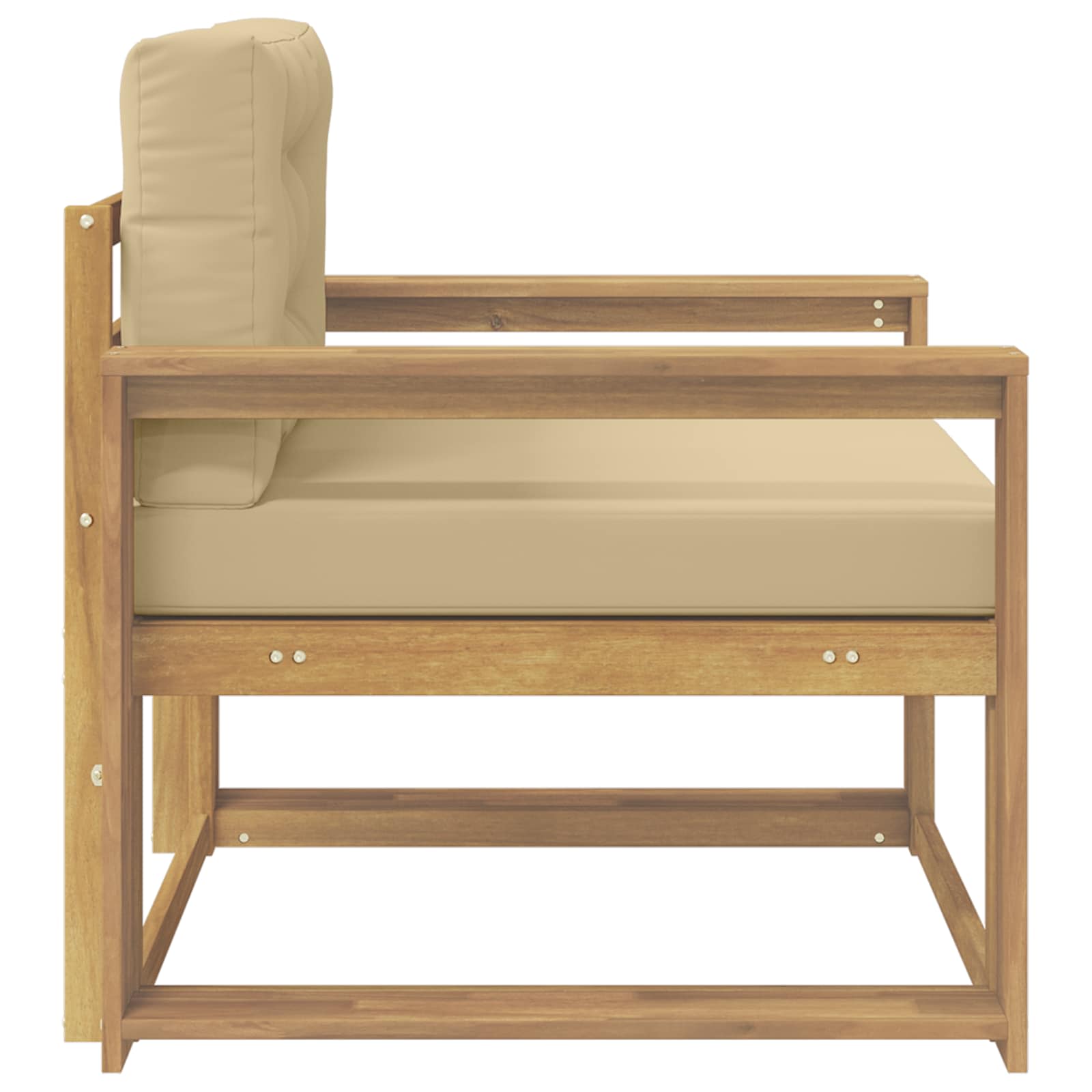 Sofa de milieu extérieur Polyester Blanc - XIOS