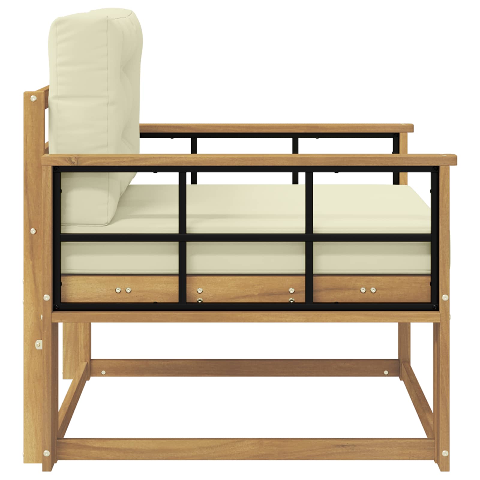 Sofa de milieu extérieur Polyester Blanc - XIOS