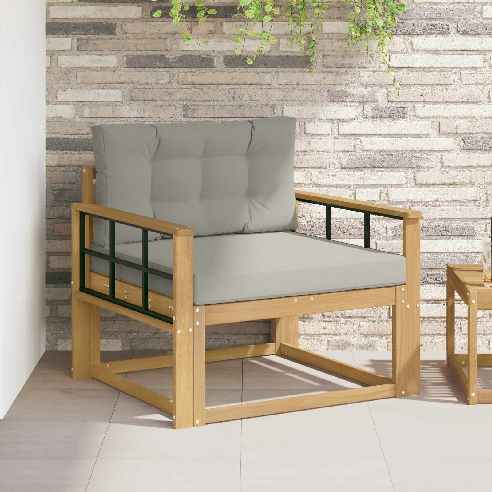 Sofa de milieu extérieur Polyester Blanc - XIOS