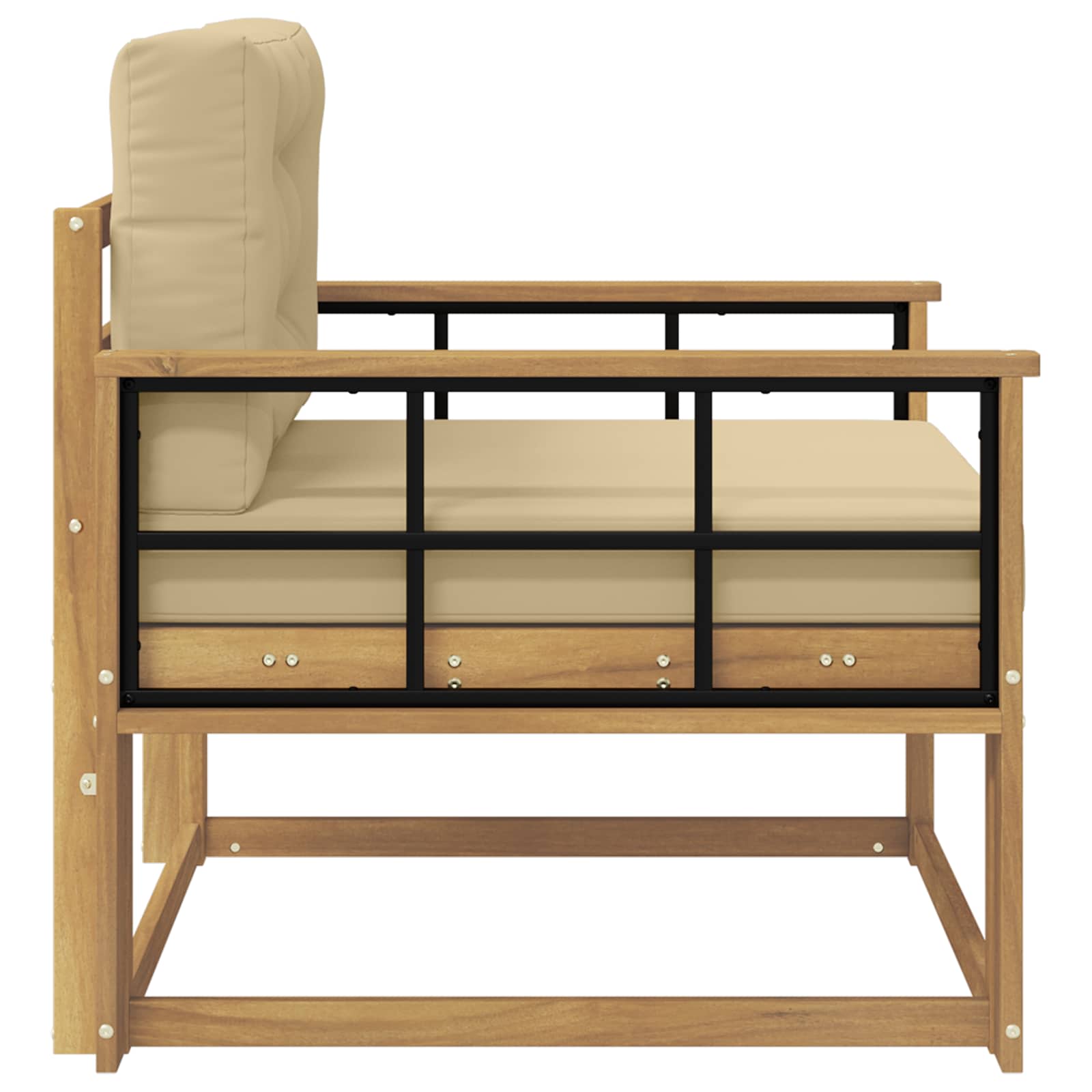 Sofa de milieu extérieur Polyester Blanc - XIOS