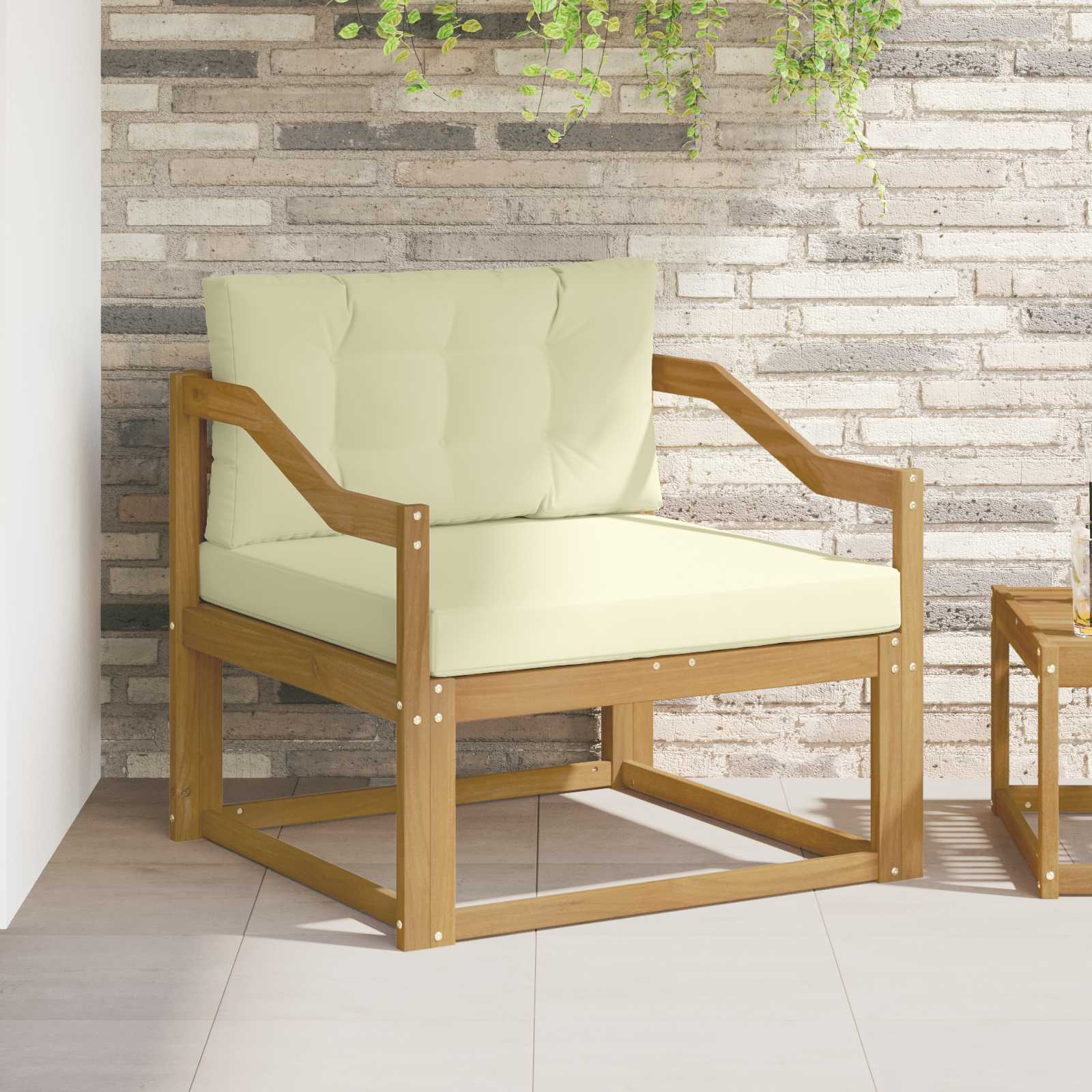 Sofa de milieu extérieur Polyester Blanc - XIOS