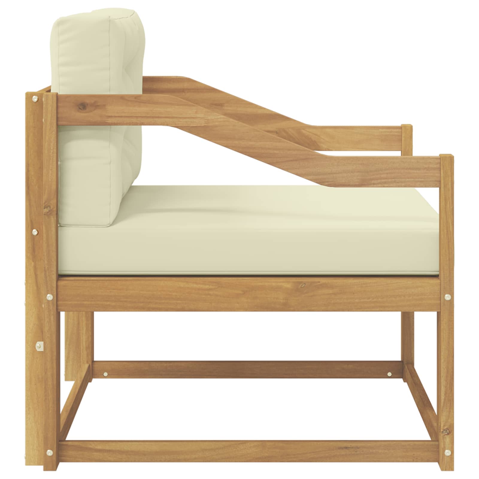 Sofa de milieu extérieur Polyester Blanc - XIOS