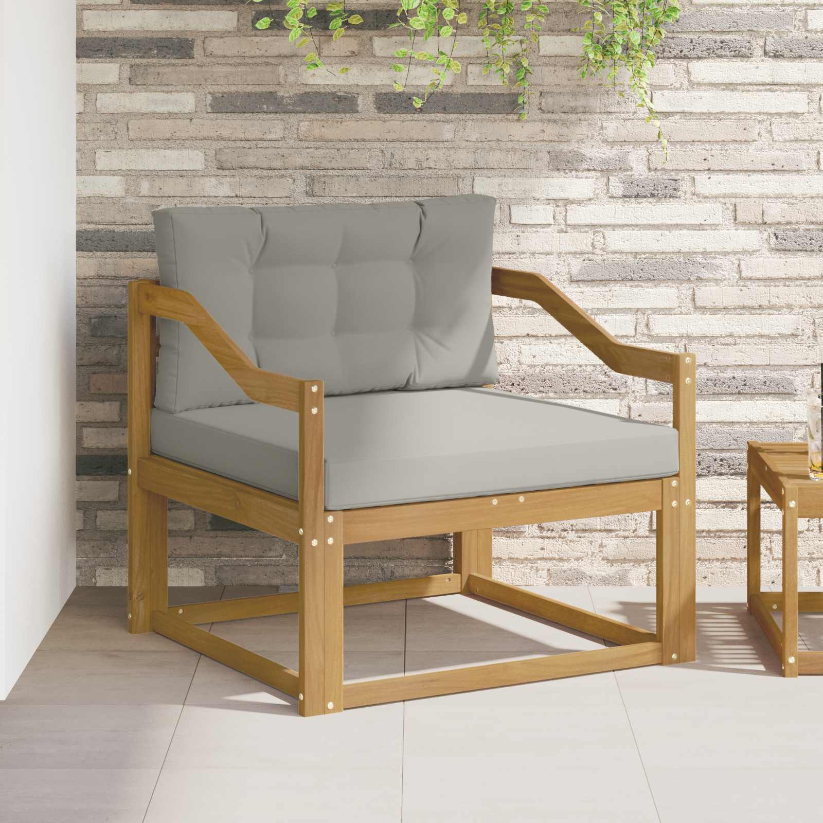 Sofa de milieu extérieur Polyester Blanc - XIOS