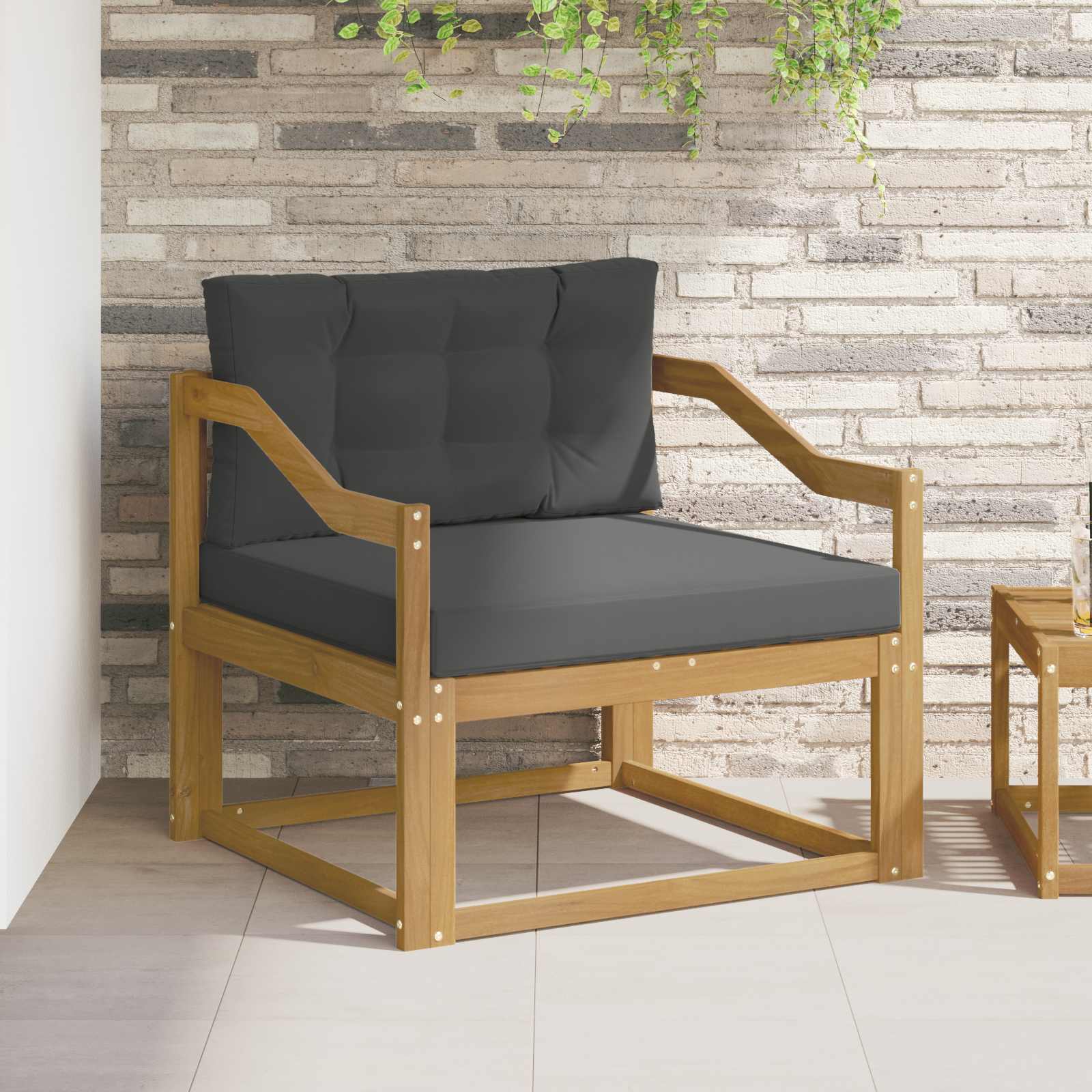 Sofa de milieu extérieur Polyester Blanc - XIOS