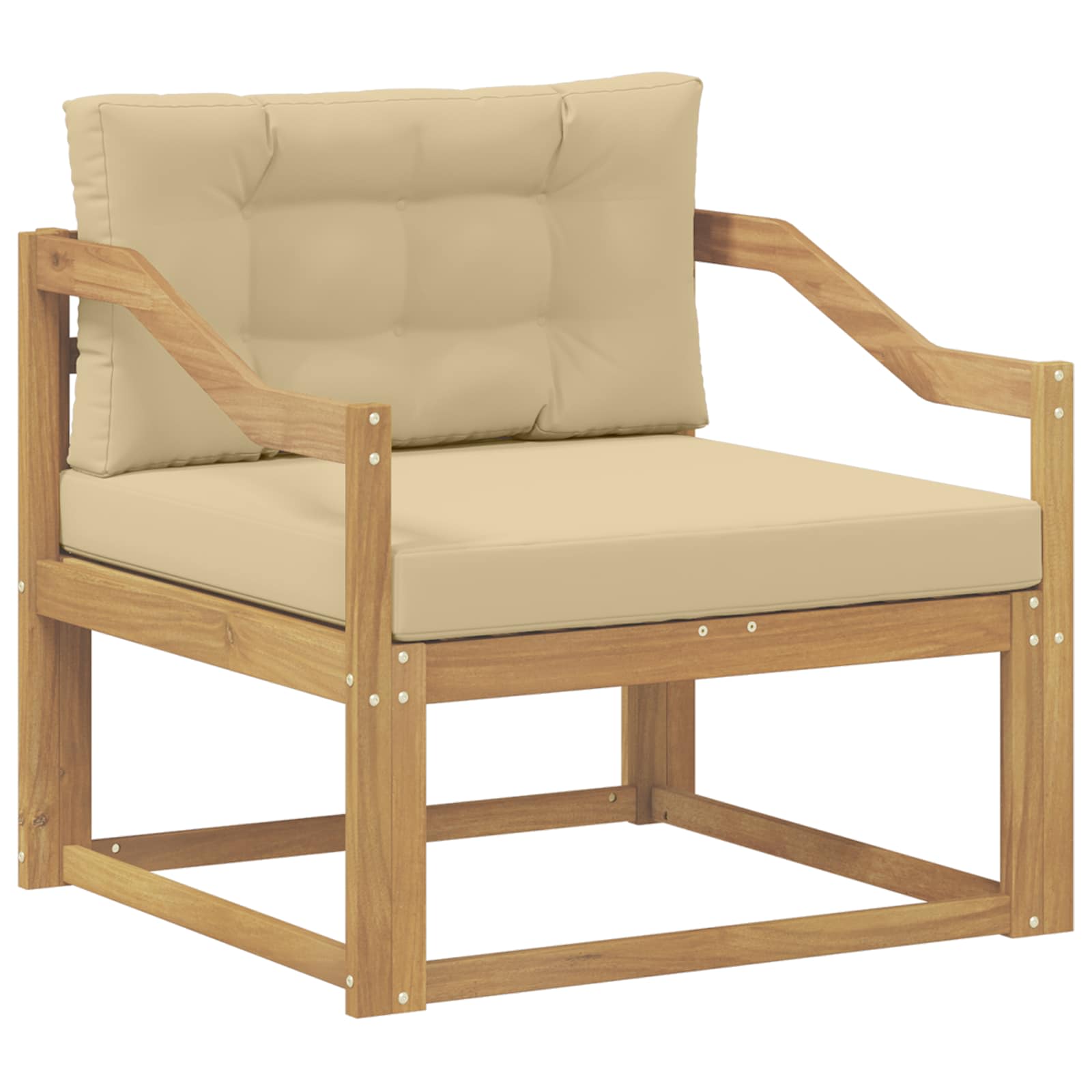 Sofa de milieu extérieur Polyester Blanc - XIOS
