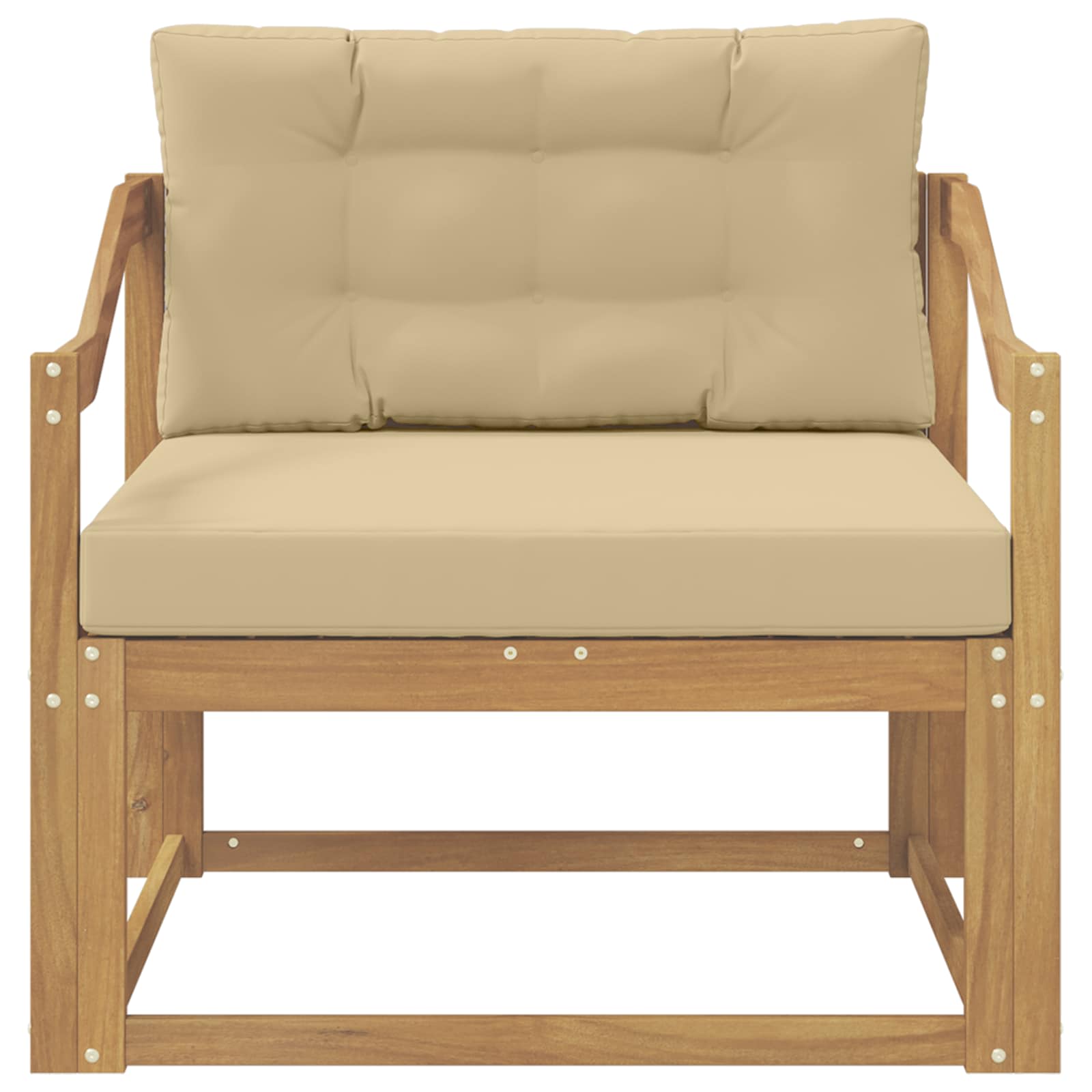 Sofa de milieu extérieur Polyester Blanc - XIOS