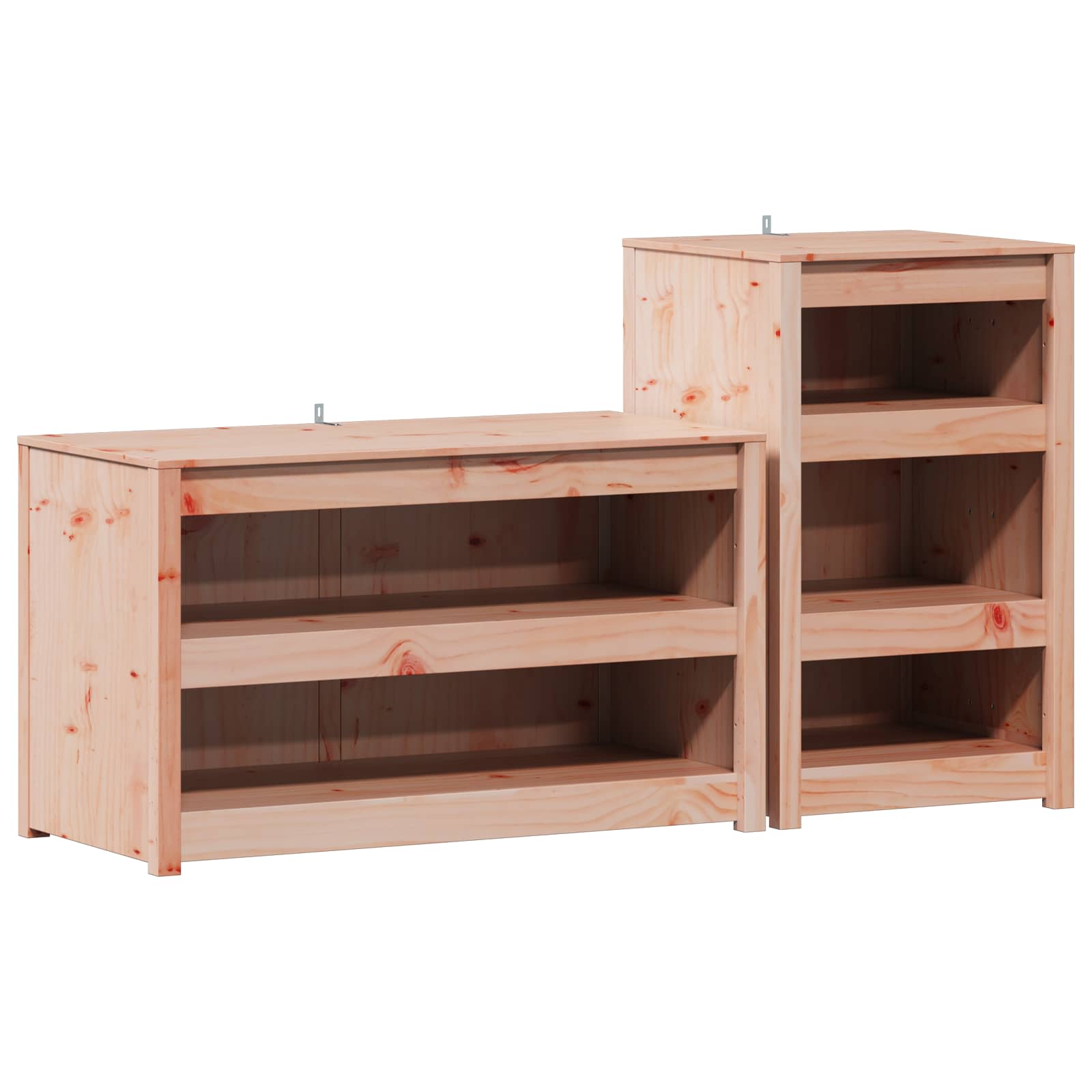Meuble de cuisine d'extérieur MEPPEL 2 pc Blanc