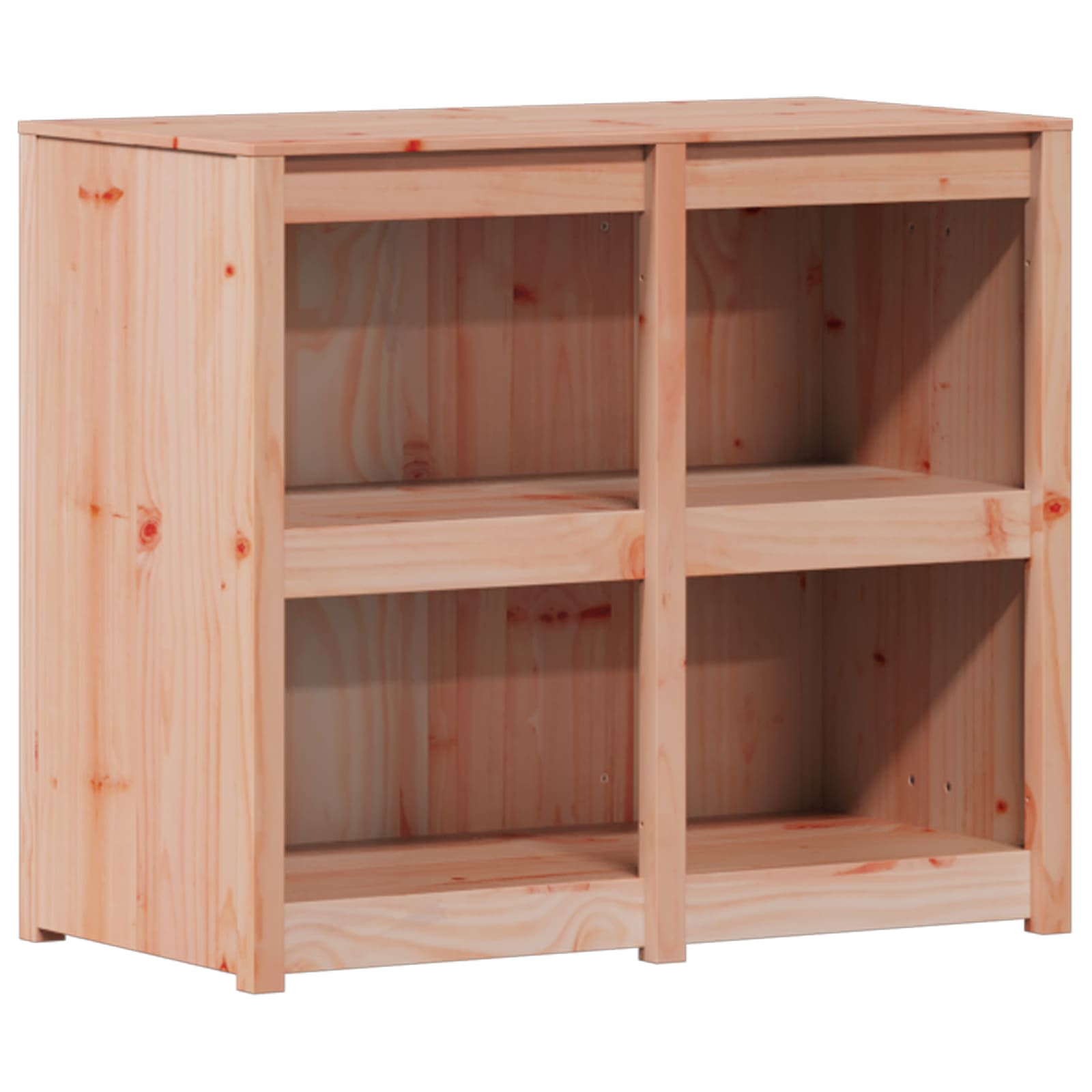 Meuble de cuisine d'extérieur MEPPEL 3 pc Douglas Naturel