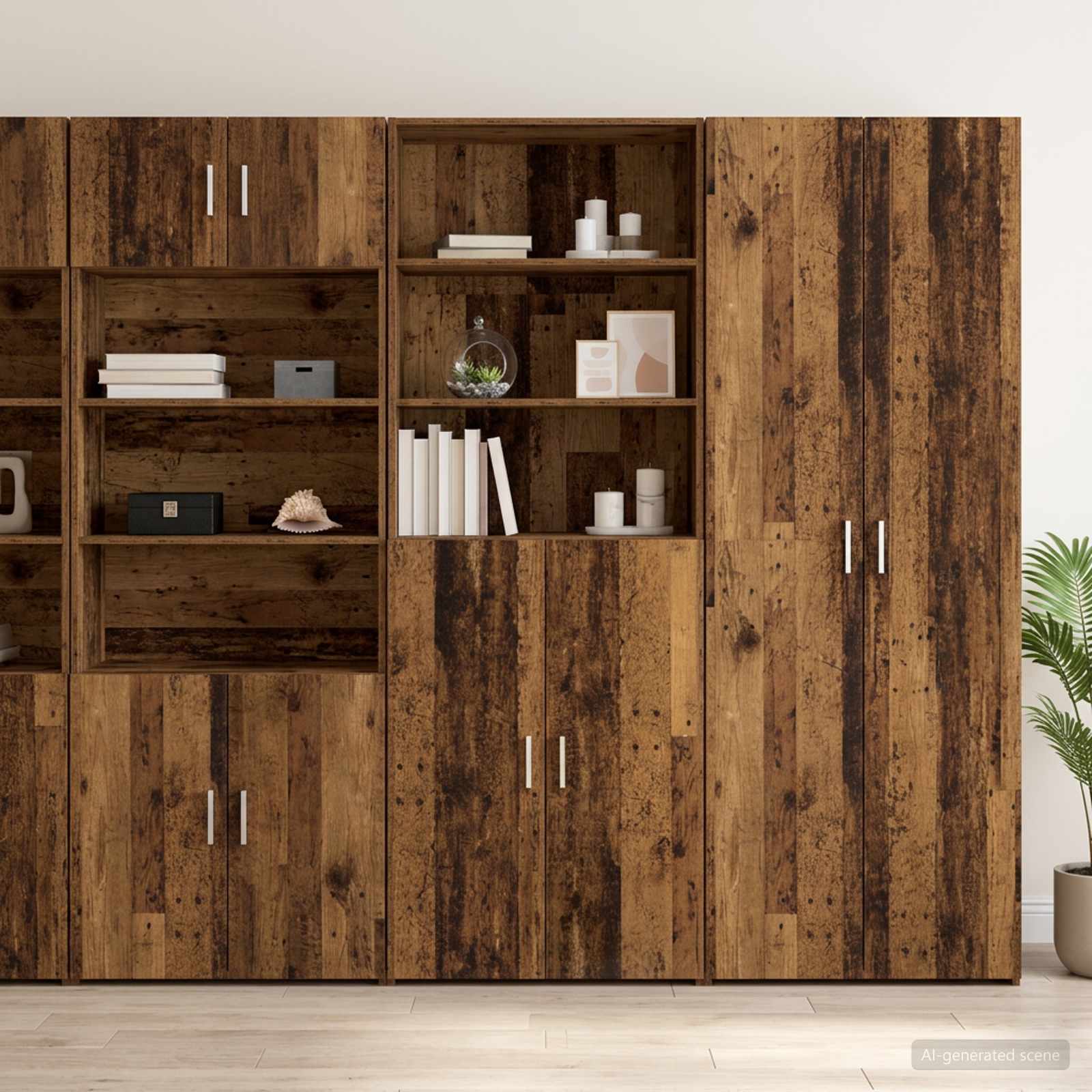 Haut Armoire Bois ancien 70 x 42,5 x 185 cm Bois d'ingénierie - XIOS