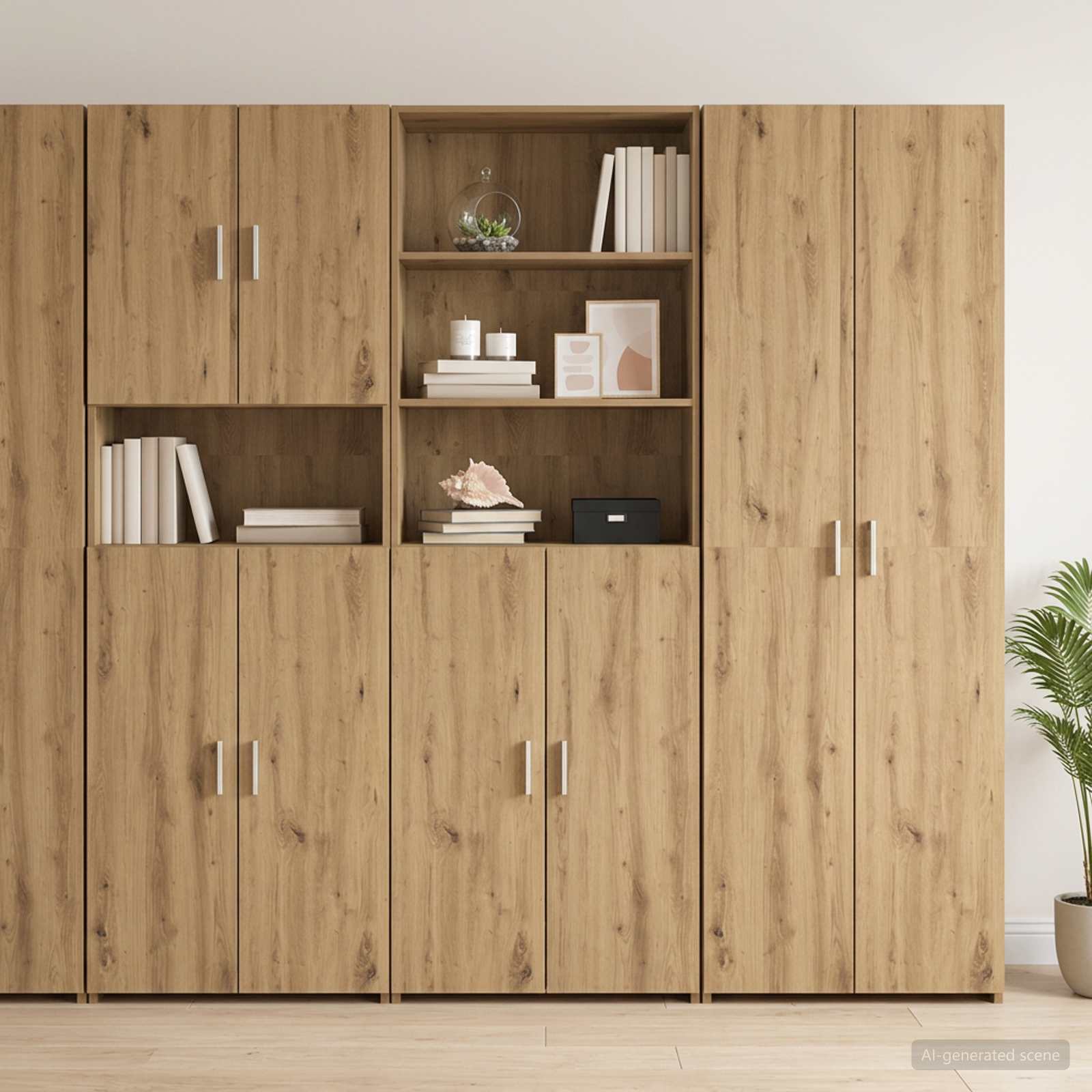 Haut Armoire Chêne artisanal 70 x 42,5 x 185 cm