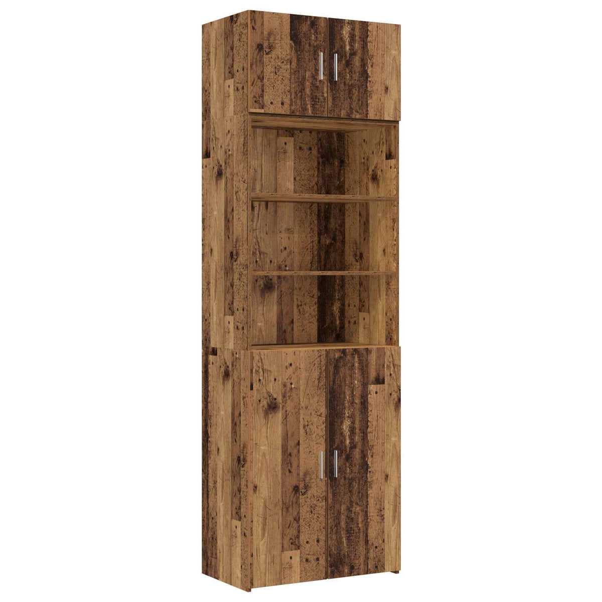 Cabinet de rangement avec étagères Bois ancien
