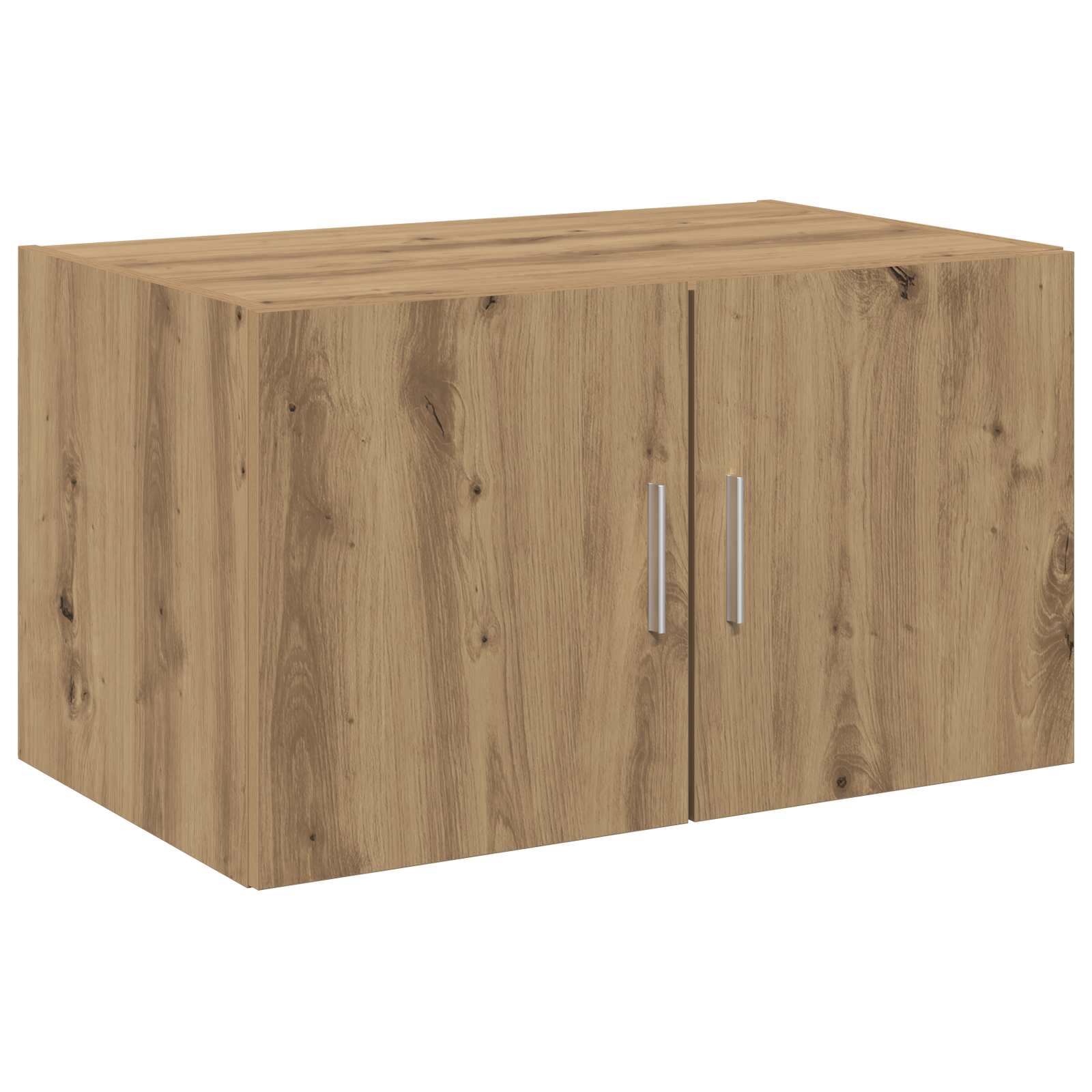 Cabinet de rangement avec étagères Chêne artisanal