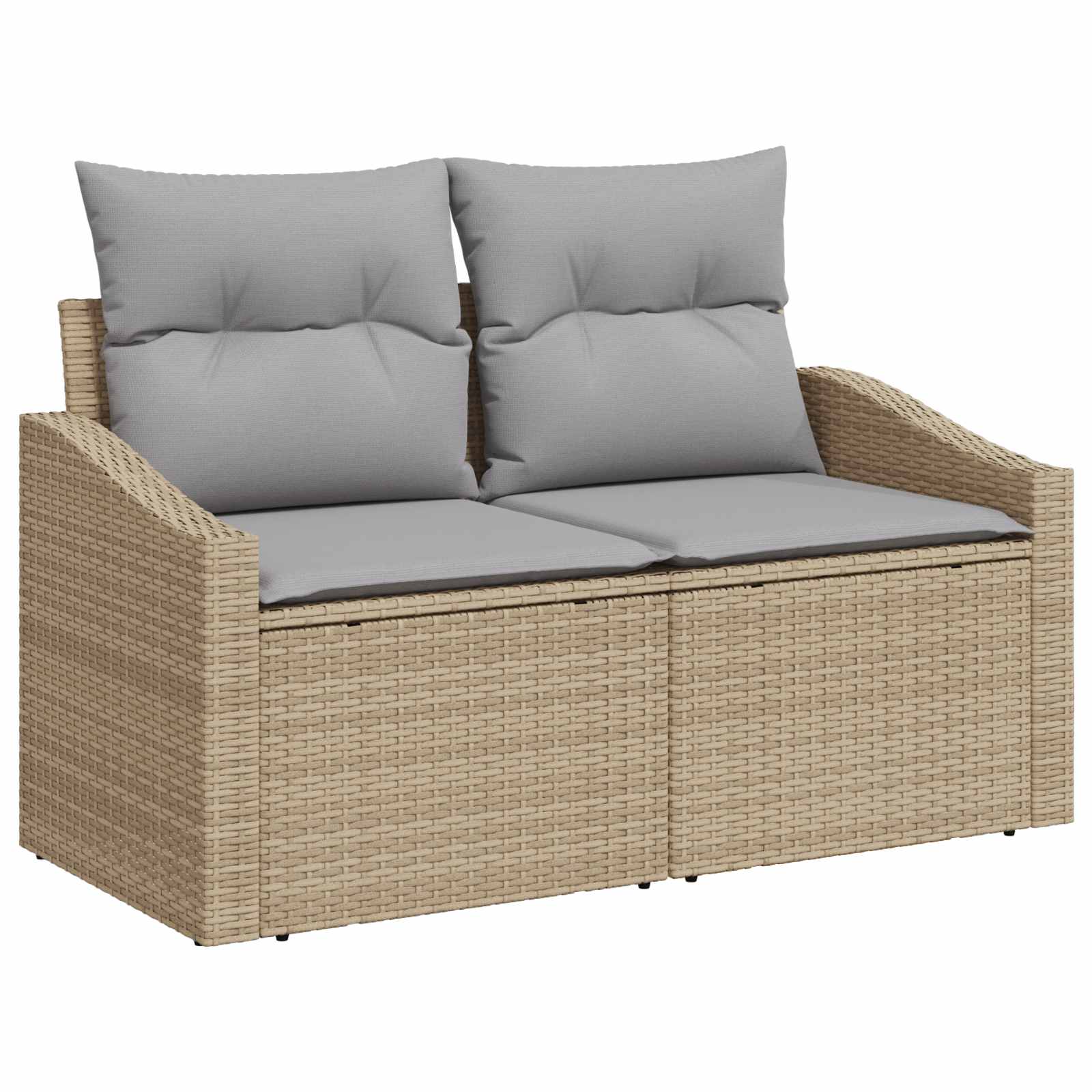 Ensemble de Canapés 7 pcs Beige et Gris clair