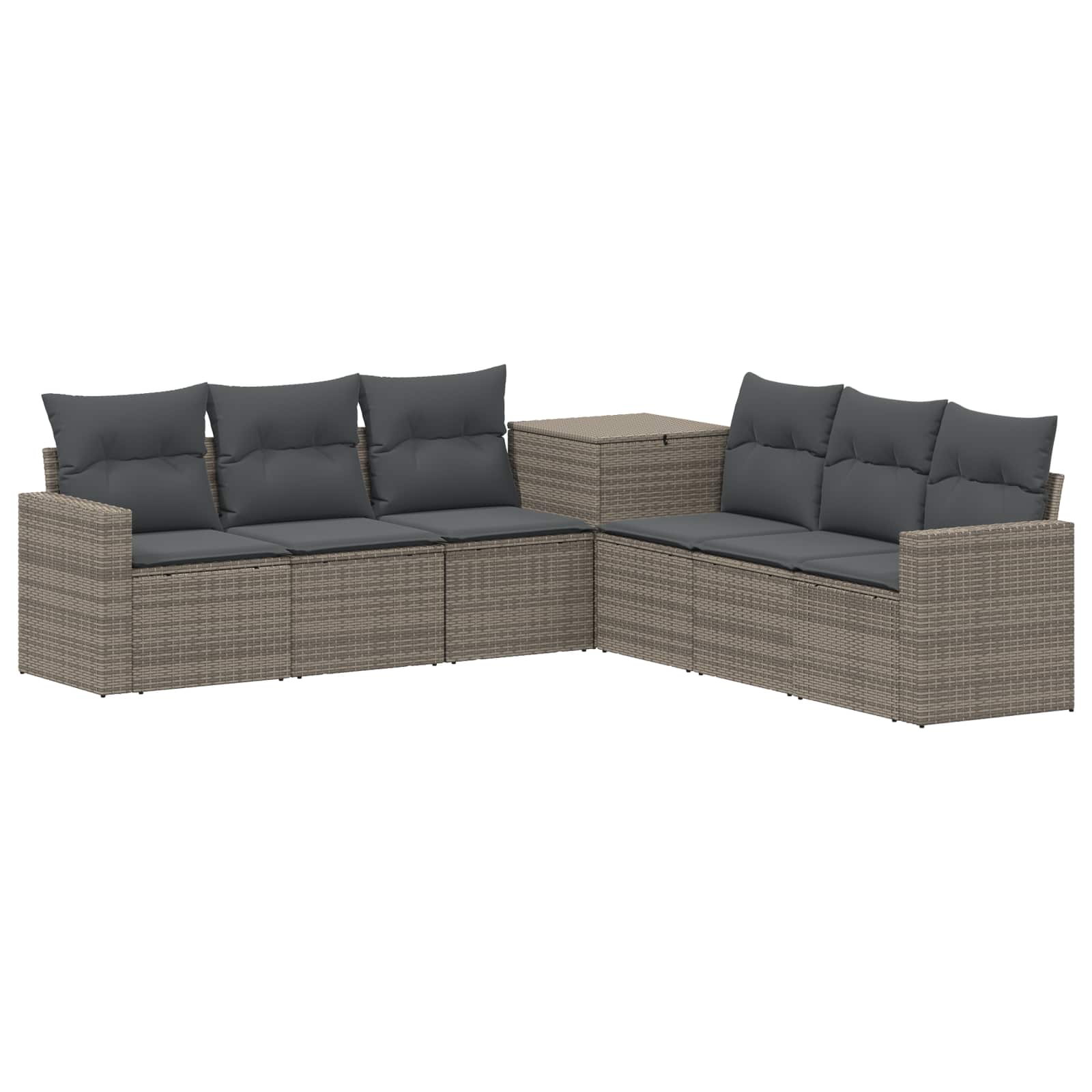 Ensemble de Canapés 7 pcs Gris et Gris foncé