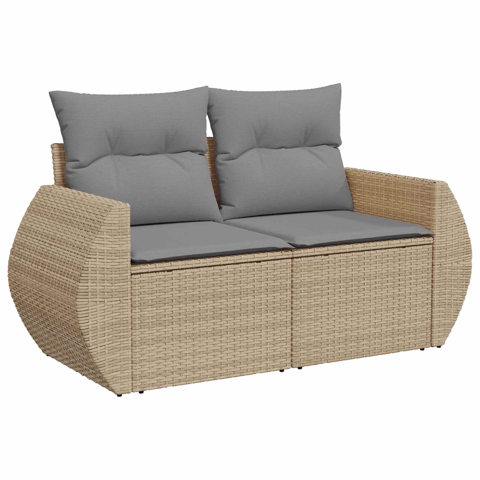 Ensemble de Canapés 7 pcs Beige et Gris clair