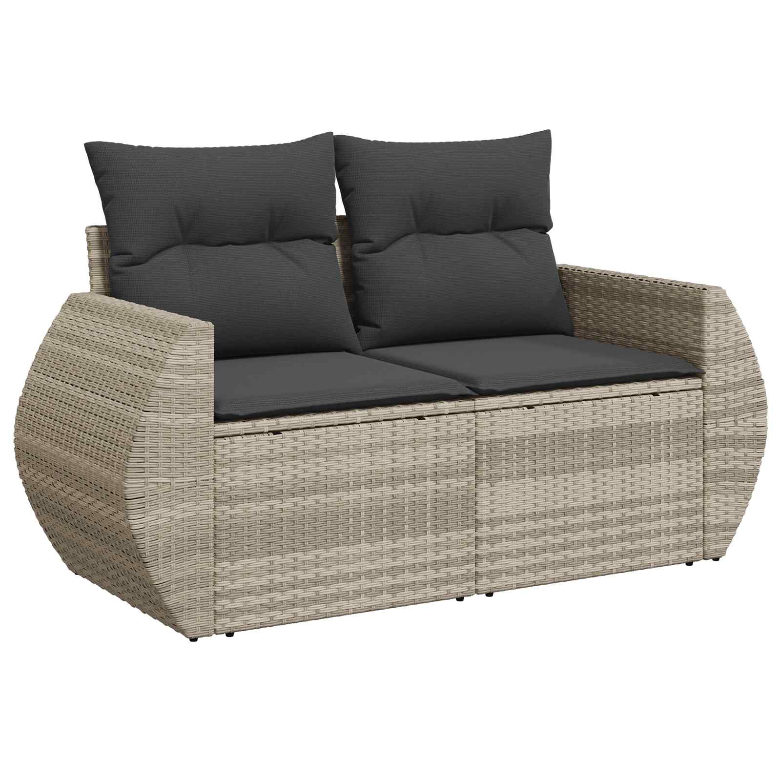 Ensemble de Canapés 7 pcs Gris clair et gris foncé