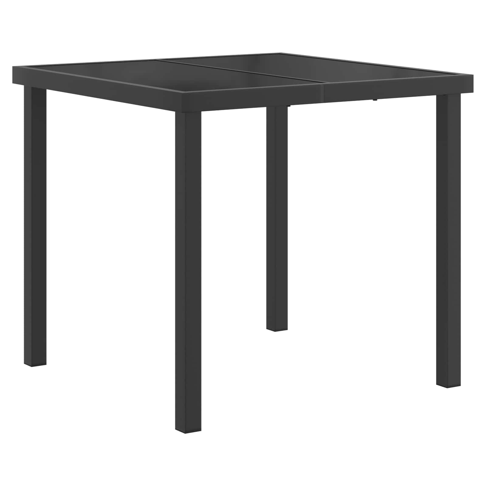 Ensemble de salle à manger pour jardin 5 pcs Noir - XIOS