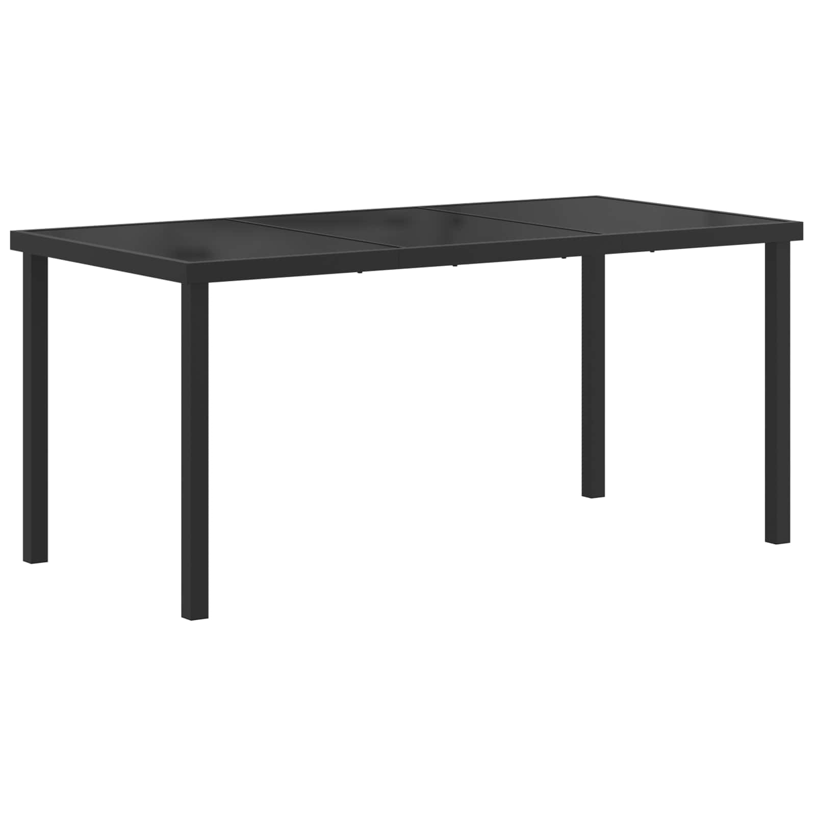 Ensemble de salle à manger pour jardin 9 pcs Noir et anthracite - XIOS