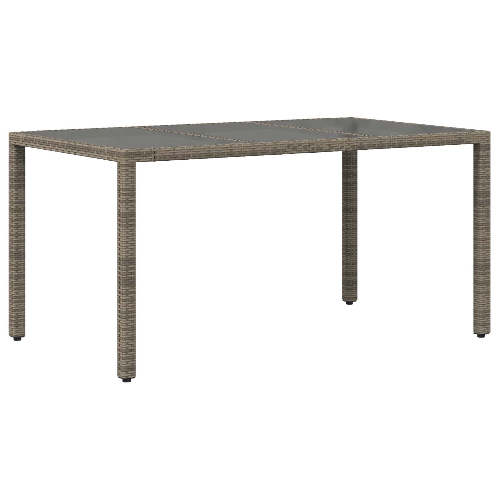 Ensemble de repas extérieur 5 pc Gris polyrotin