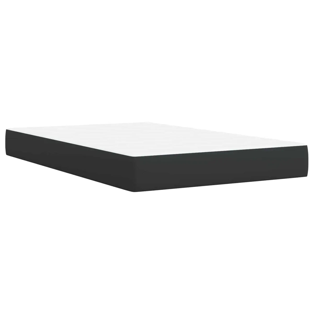 Lit boxspring avec matelas Noir 120 x 200 cm Tissu - XIOS