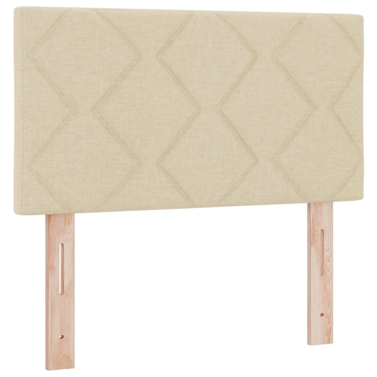 Lit boxspring avec matelas Crème 80 x 200 cm Tissu - XIOS