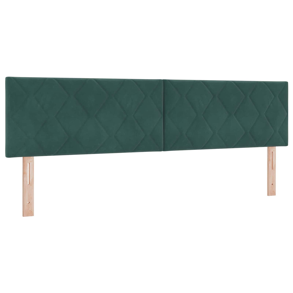 Lit boxspring avec matelas Vert foncé 180 x 200 cm Velours