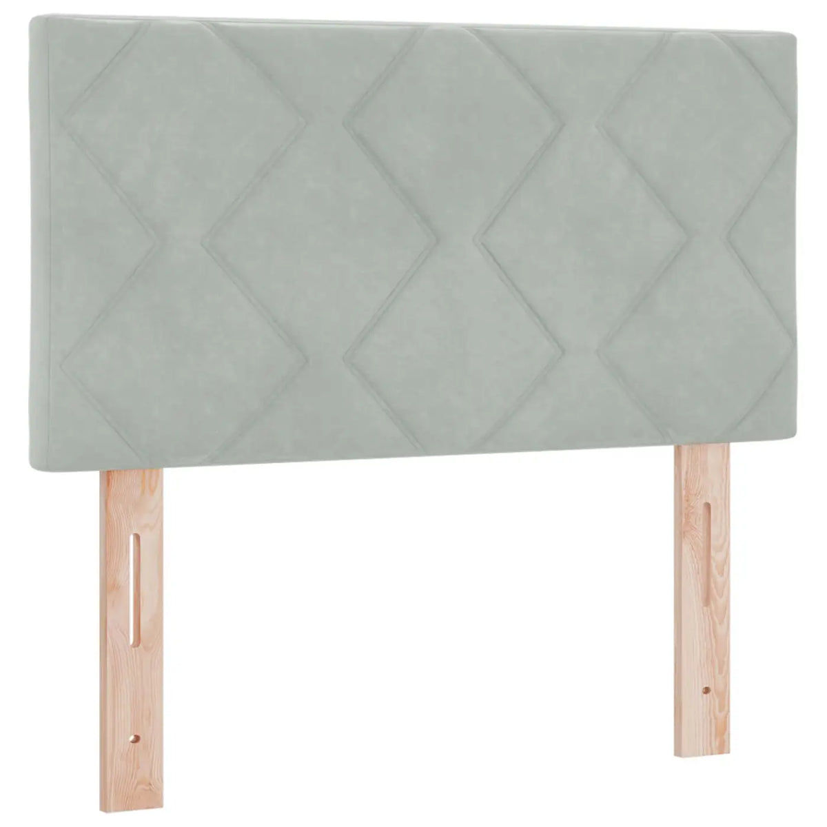 Lit de box spring avec matelas et LED Gris clair 80 x 200 cm - XIOS