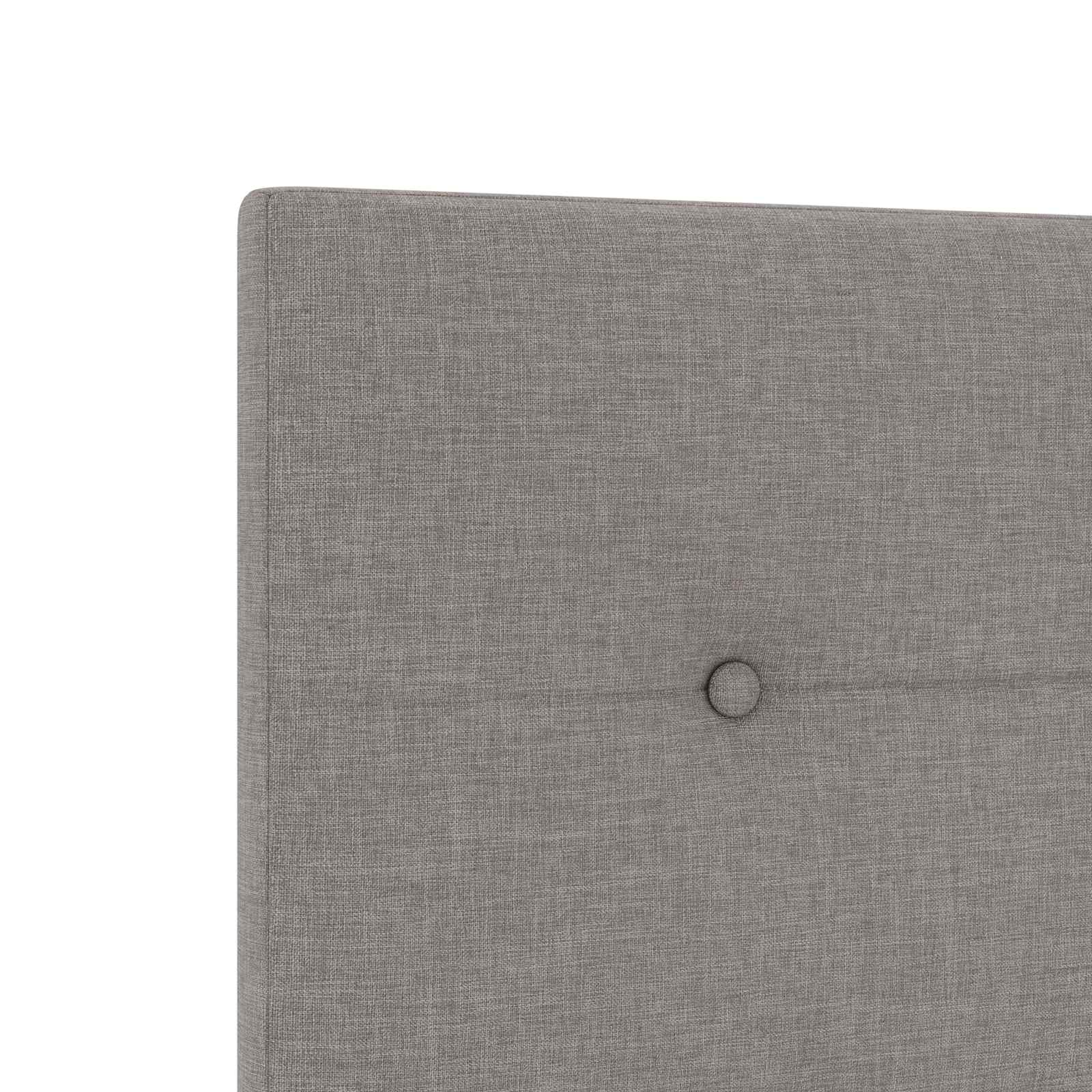 Lit boxspring avec matelas Taupe 90 x 190 cm Tissu
