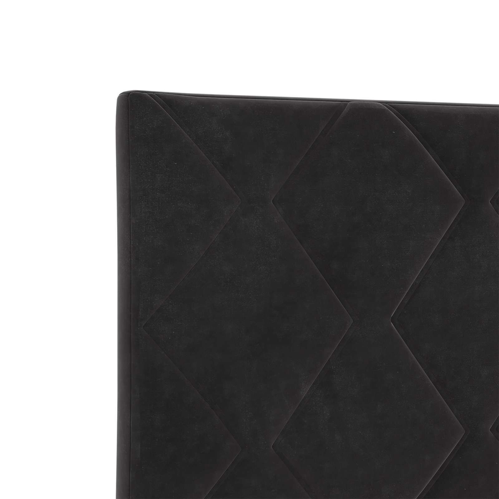 Lit boxspring avec matelas Noir 100 x 200 cm Velours