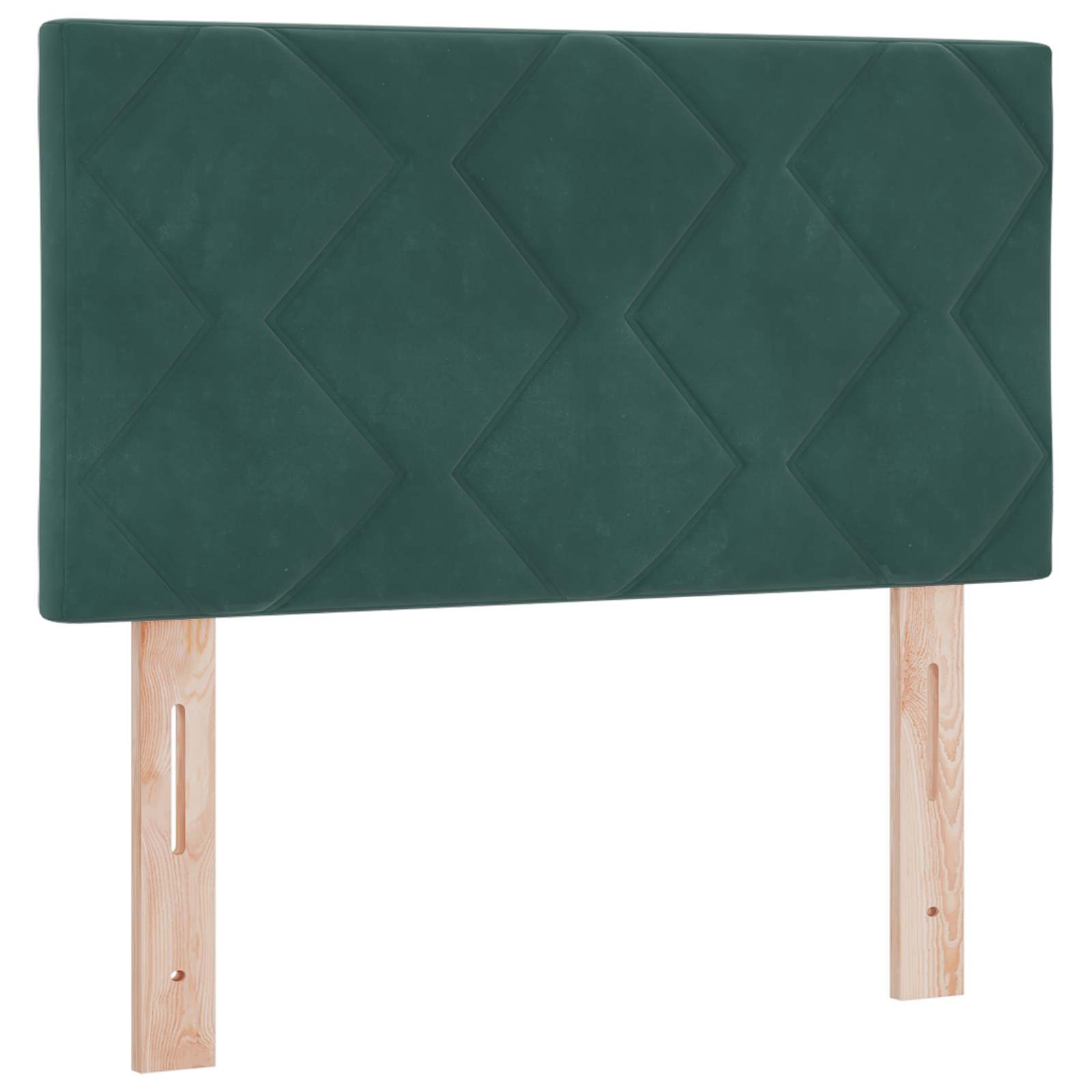 Lit ottoman avec matelas Vert foncé 80 x 200 cm Velours